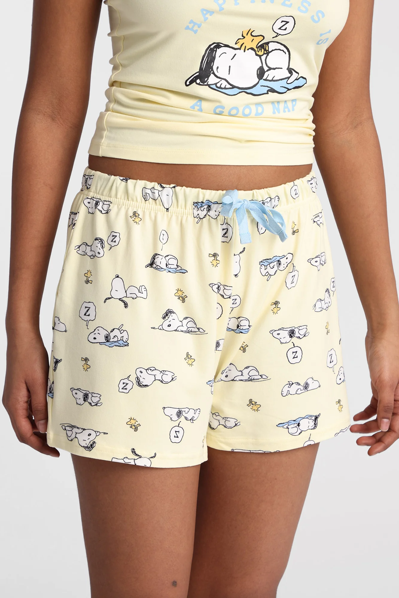 Ensemble camisole et short pyjama imprimé Peanuts Snoopy - Image 4