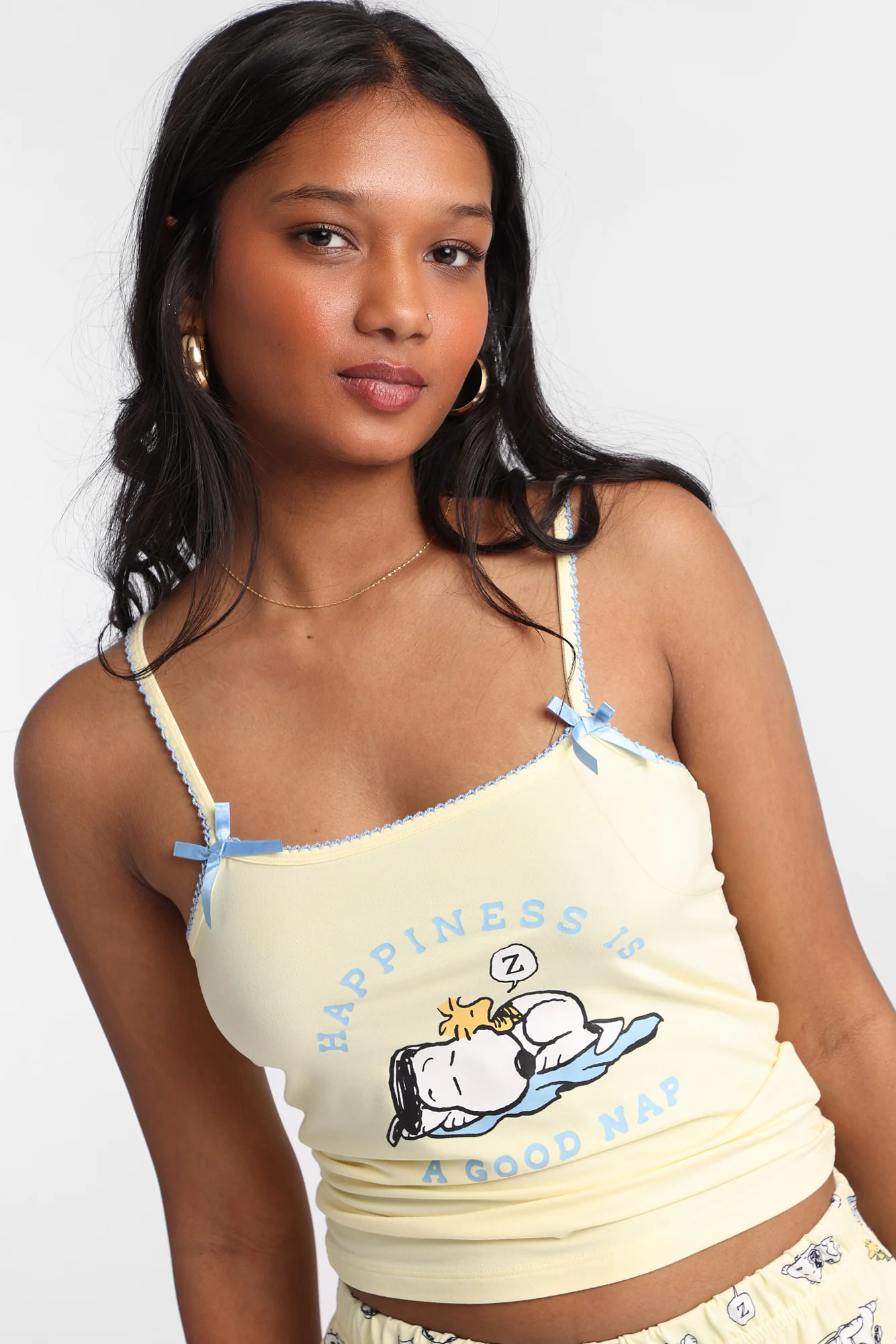 Peanuts Snoopy Nap Pajama Camisole & Shorts 2-Piece Set - Image 3