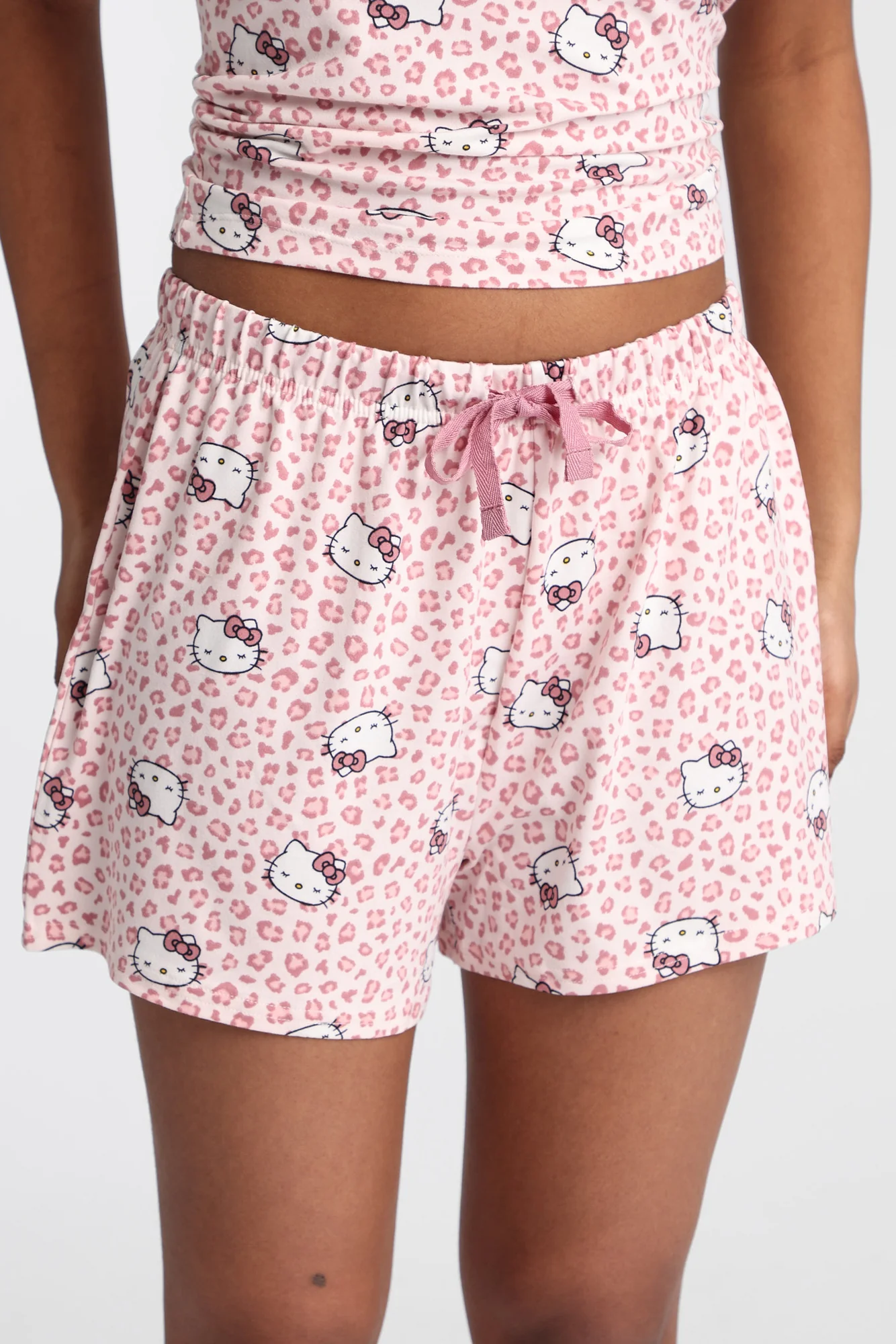 Hello Kitty Leopard Pajama Camisole & Shorts 2-Piece Set - Image 4