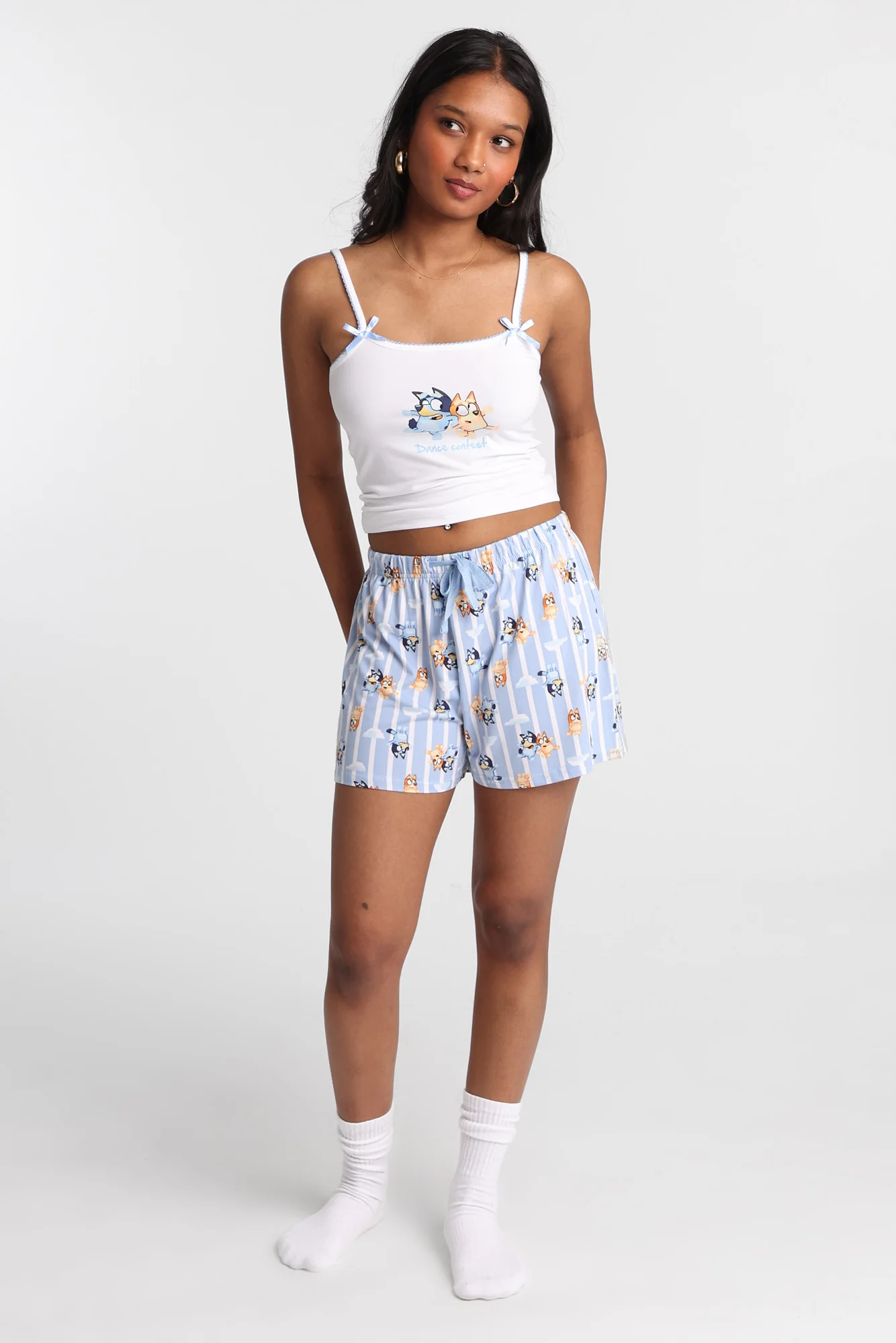 Bluey Graphic Pajama Camisole & Shorts 2-Piece Set - Image 5