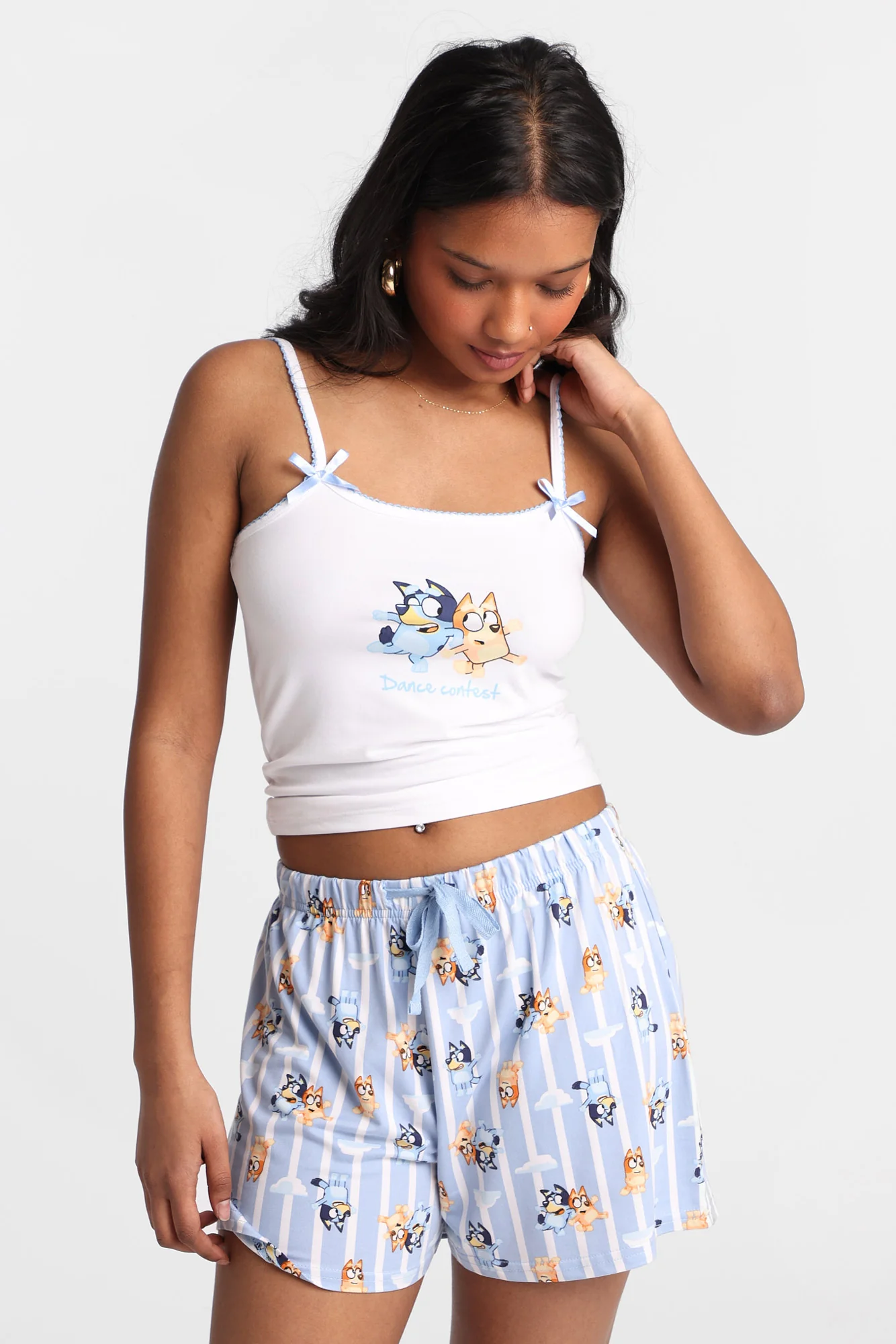 Ensemble camisole et short pyjama imprimé Bluey