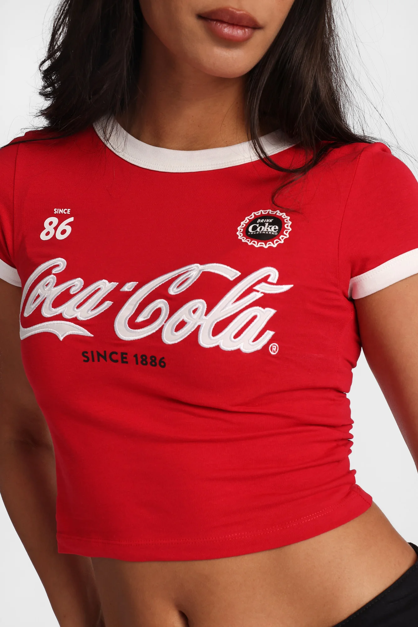 Coca-Cola Since 1886 Graphic Ringer Tee - Image 2
