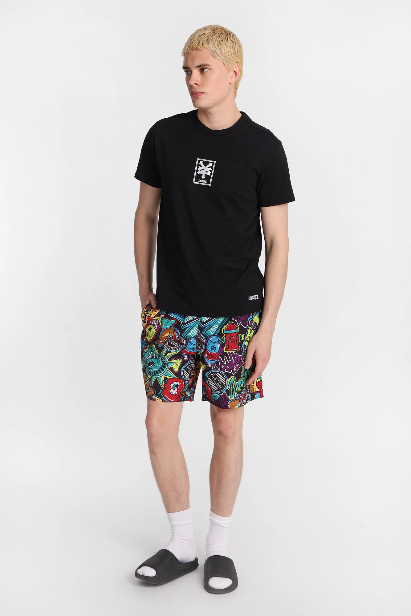 Zoo York NYC Graffiti Swim Shorts 7" - Image 5