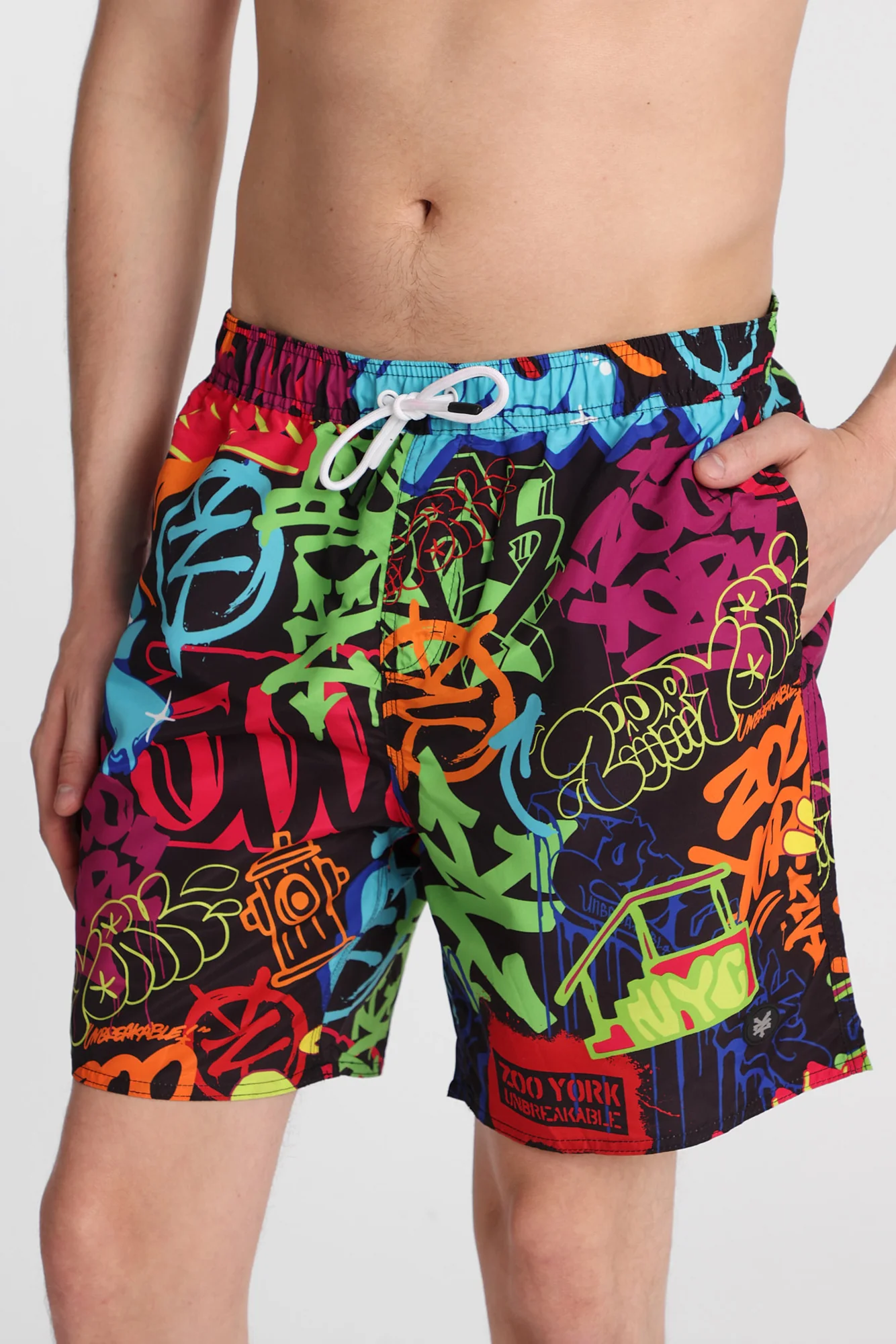 Zoo York Graffiti Swim Shorts 7" - Image 2