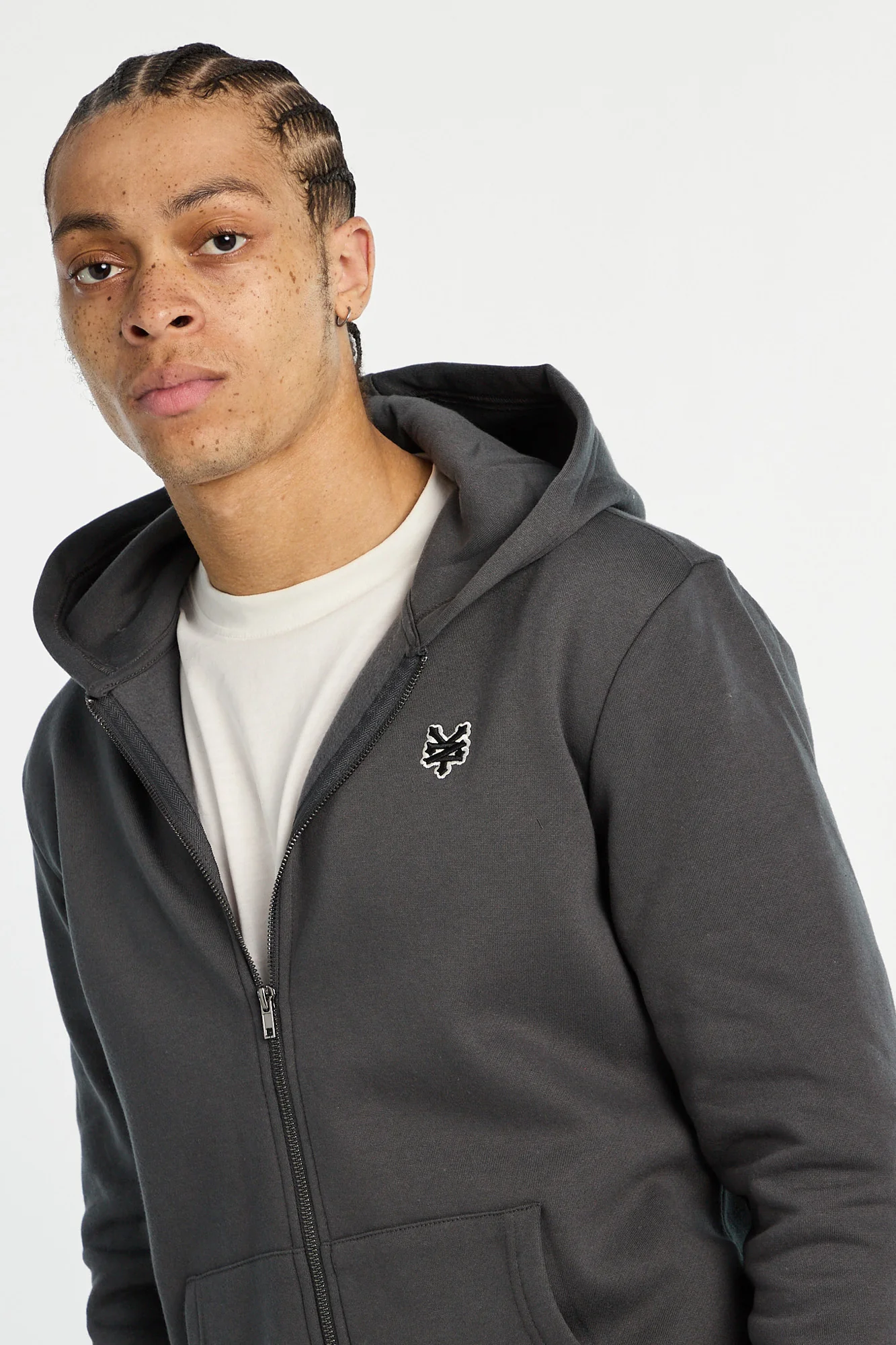Zoo York Mens Solid Zip-Up Hoodie - Image 11