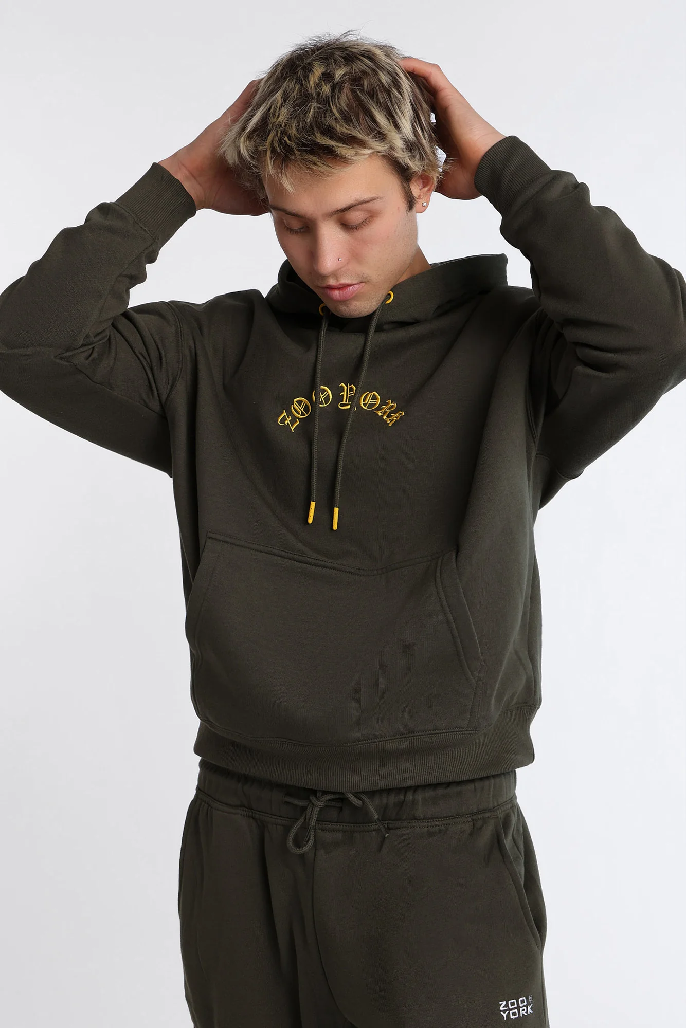 Zoo York Embroidered Contrast Hoodie - Image 2