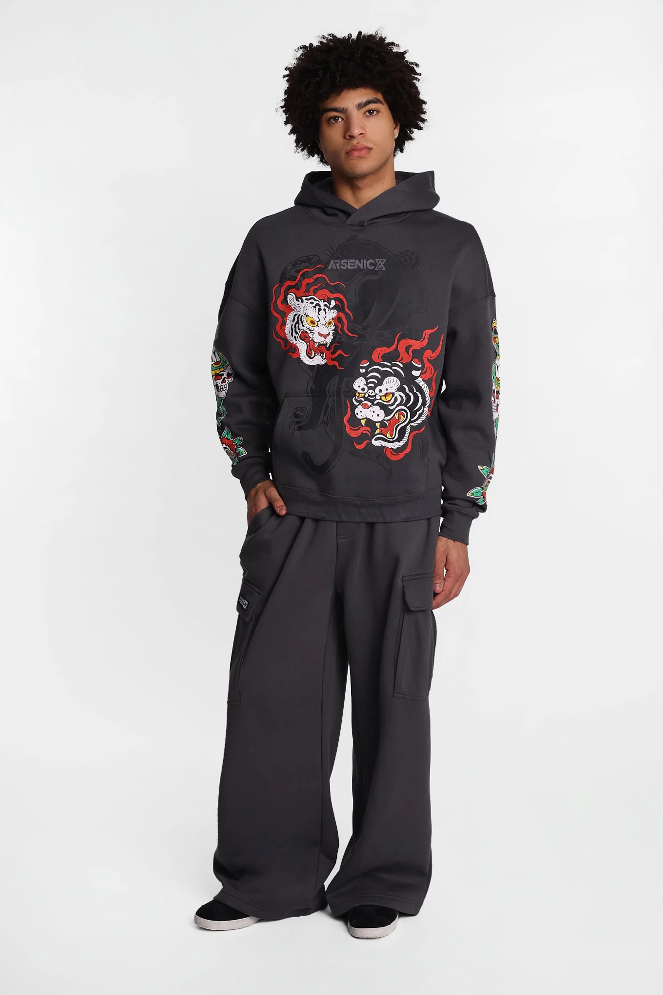 Arsenic Leopard, Eagle & Tiger Hoodie - Image 10