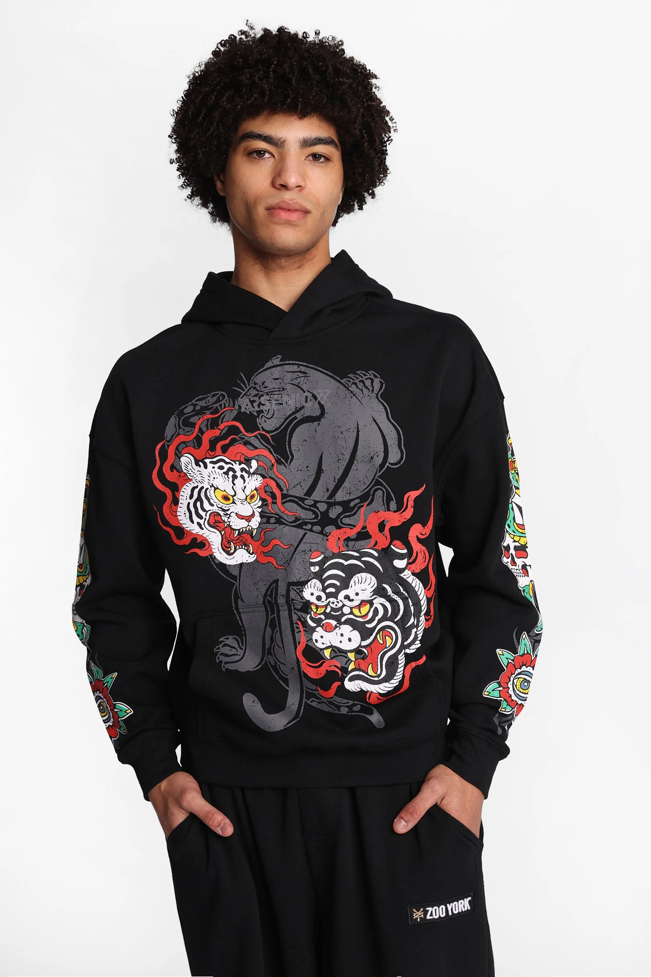 Arsenic Leopard, Eagle & Tiger Hoodie - Image 4