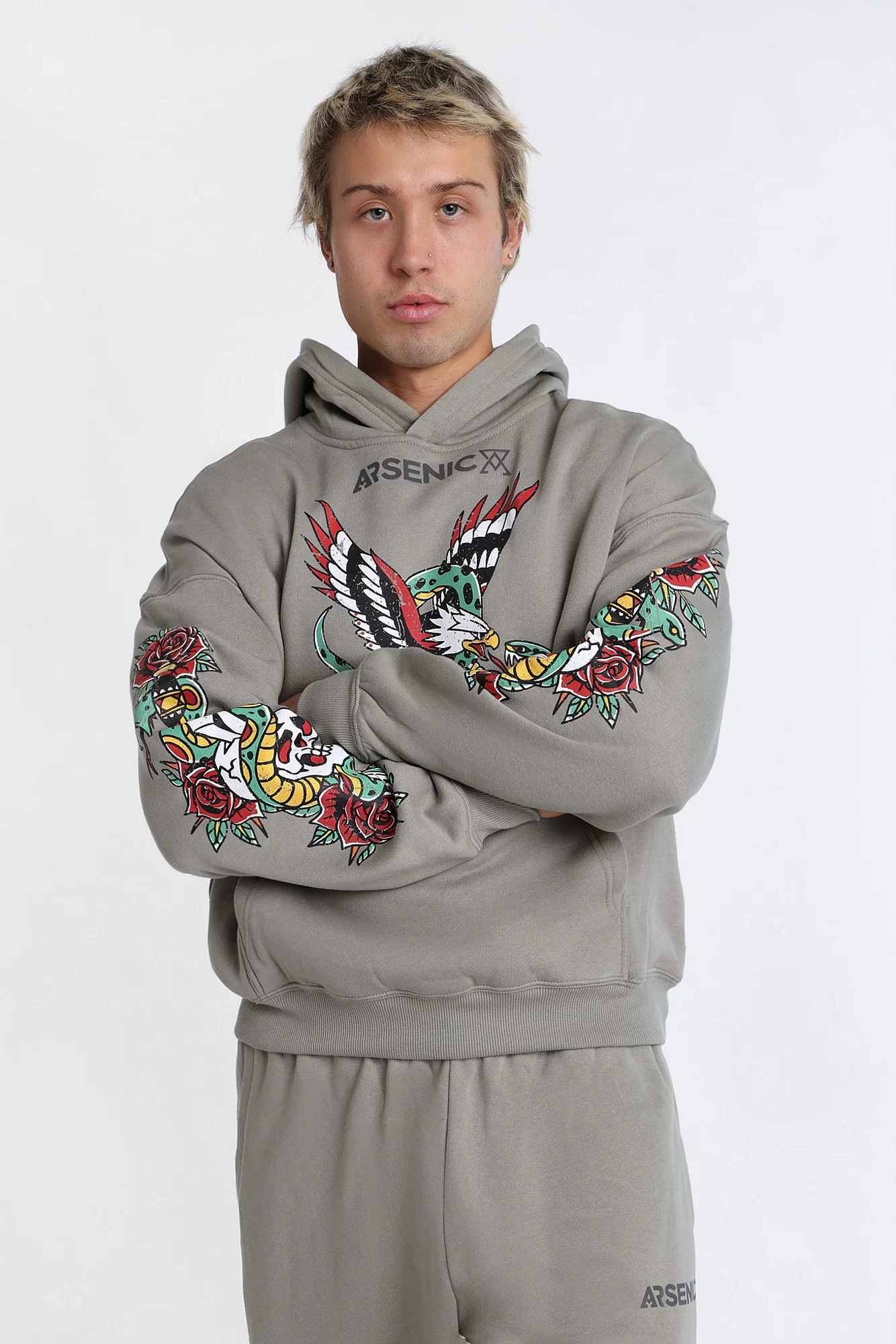 Arsenic Eagle Graphic Hoodie - Image 5