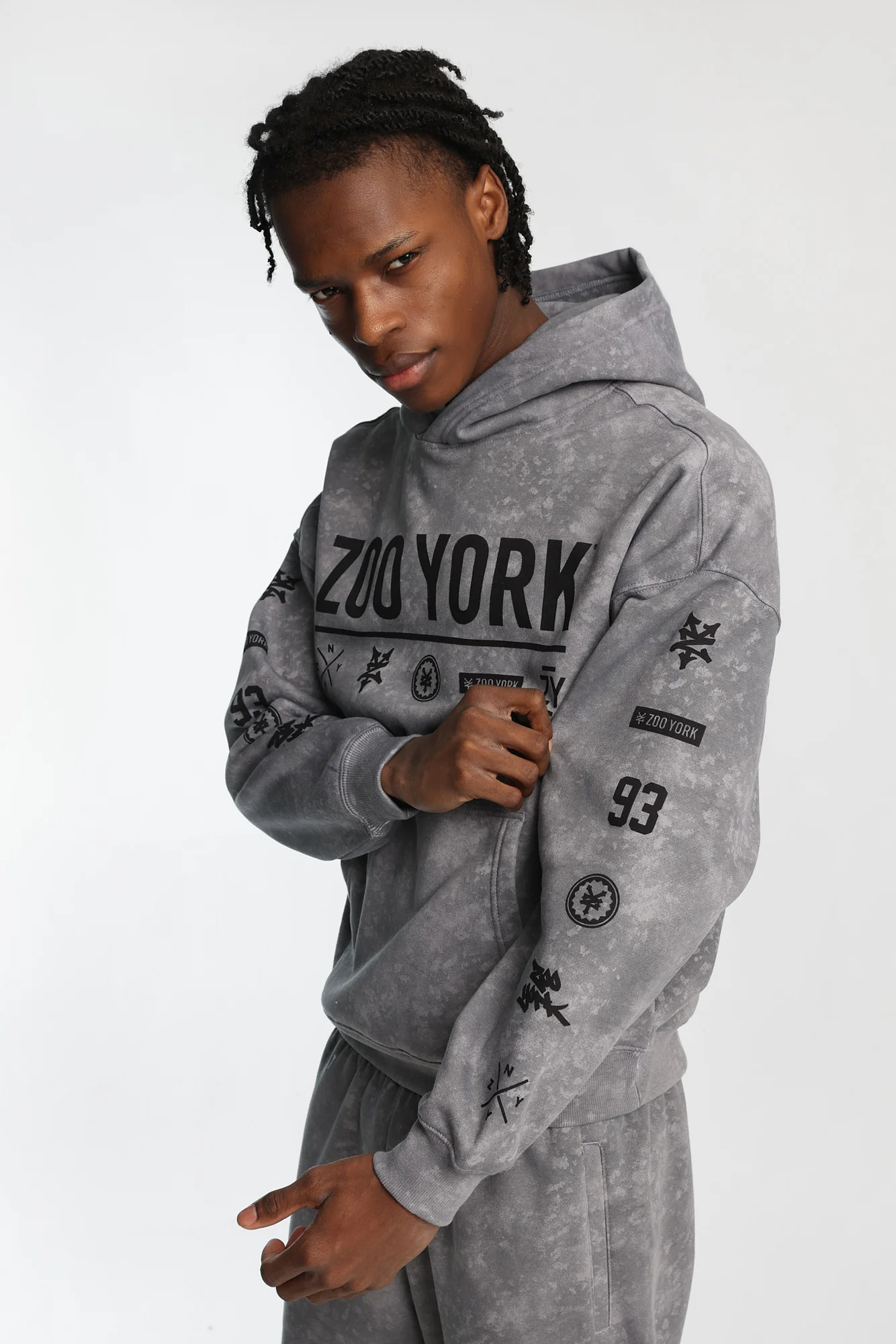 Zoo York Allover Washed Printed Hoodie - Image 8