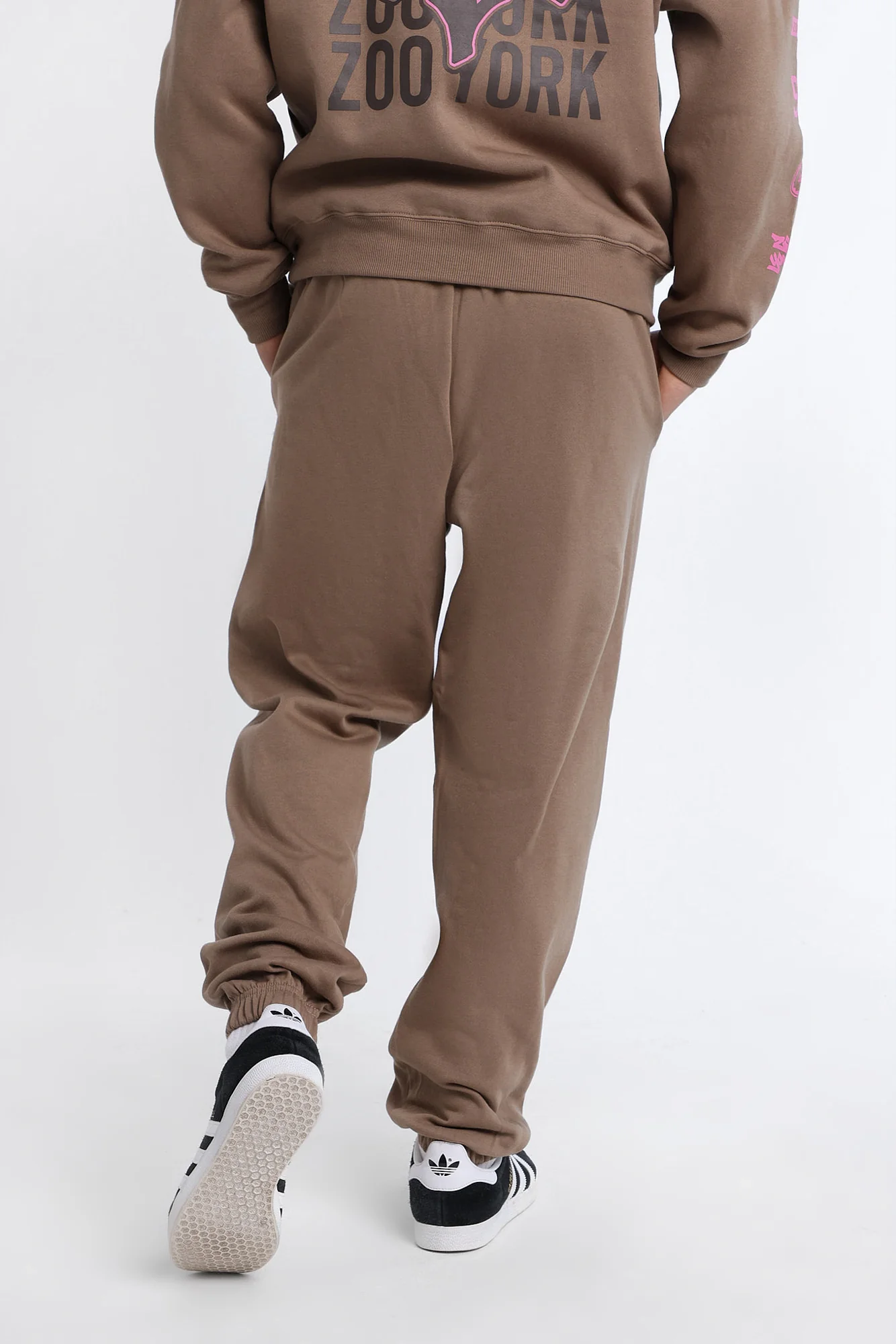 Jogger en molleton logo brodé Zoo York - Image 23