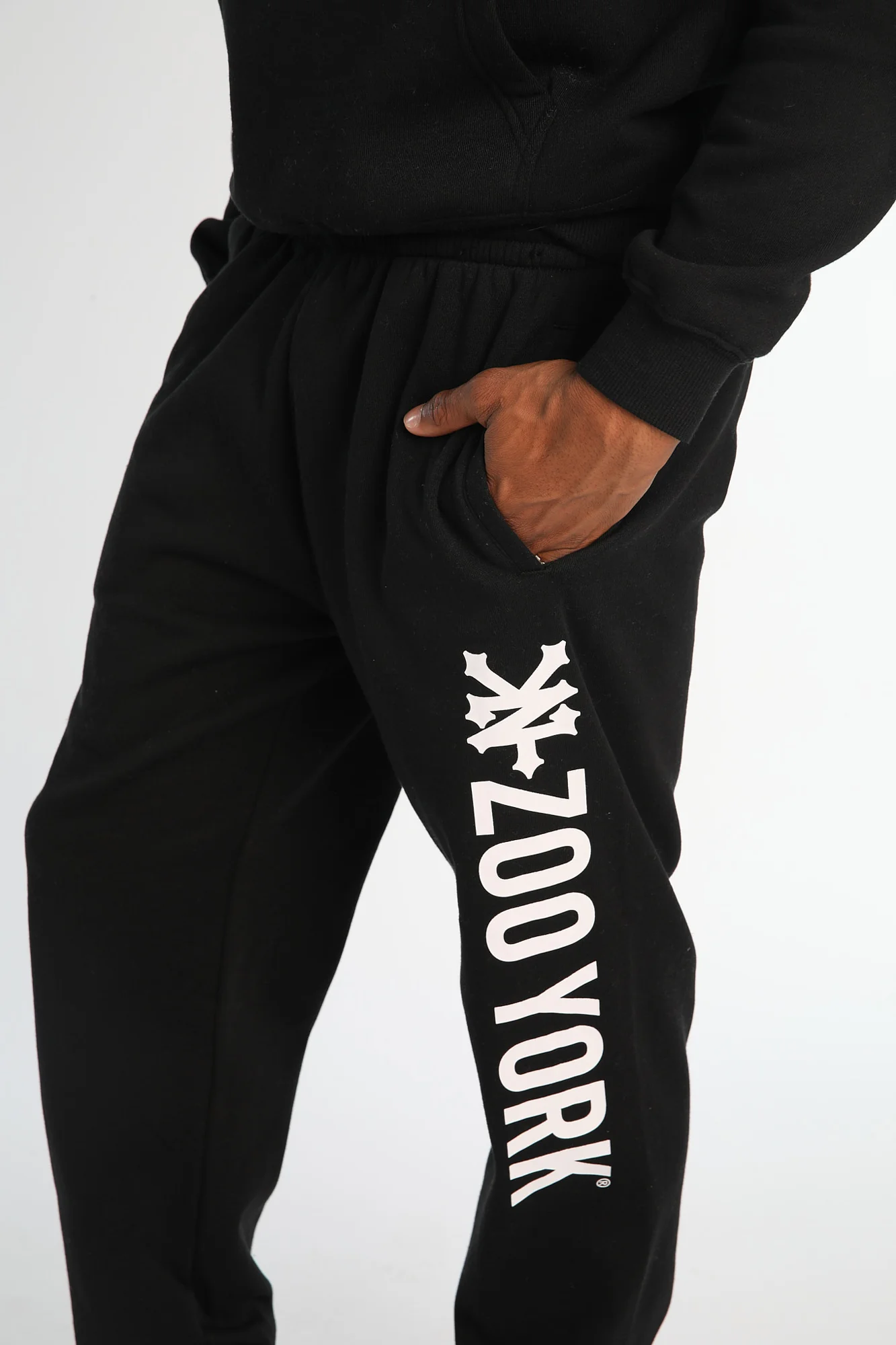 Jogger en molleton imprimé logo Zoo York - Image 4