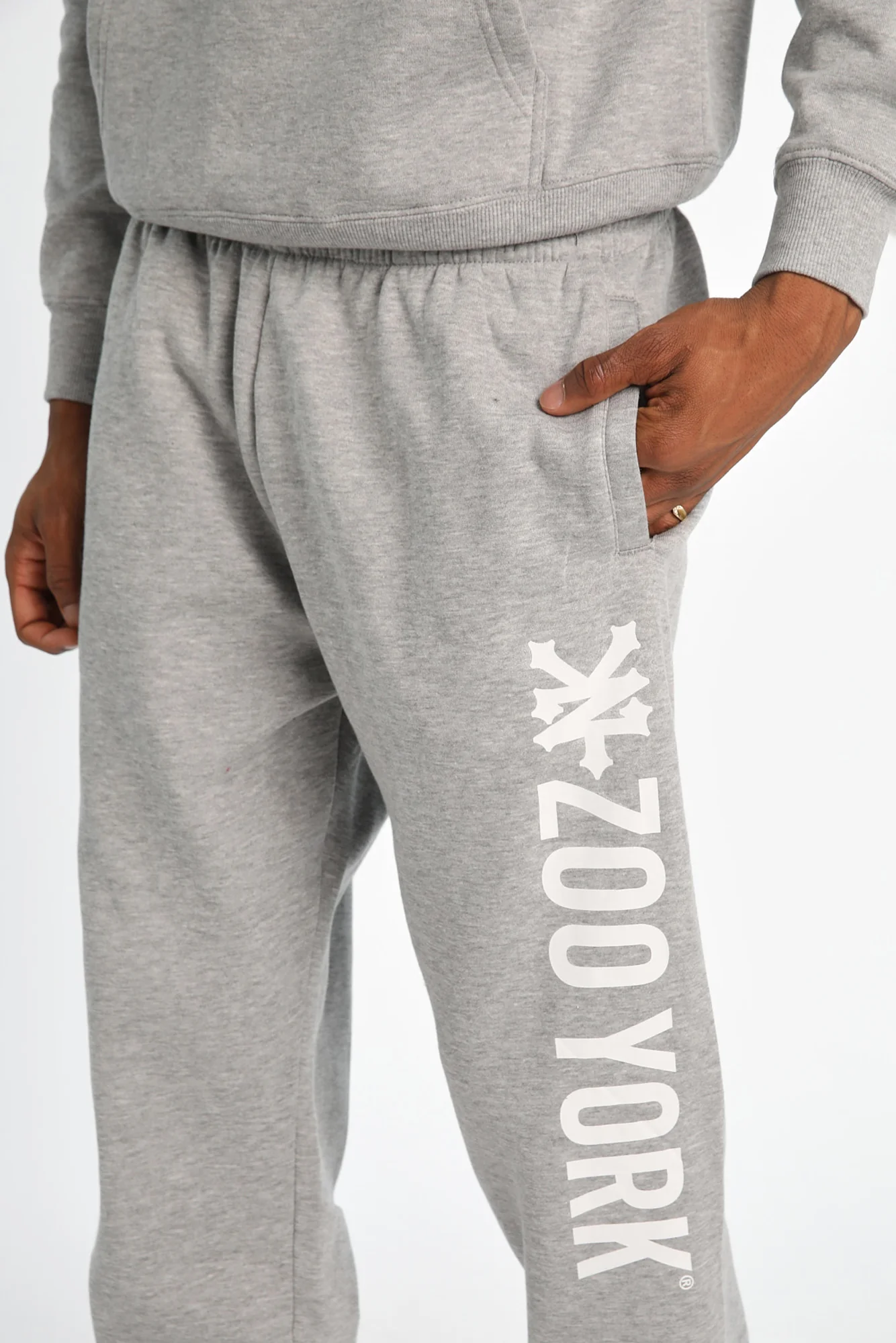 Jogger en molleton imprimé logo Zoo York - Image 7