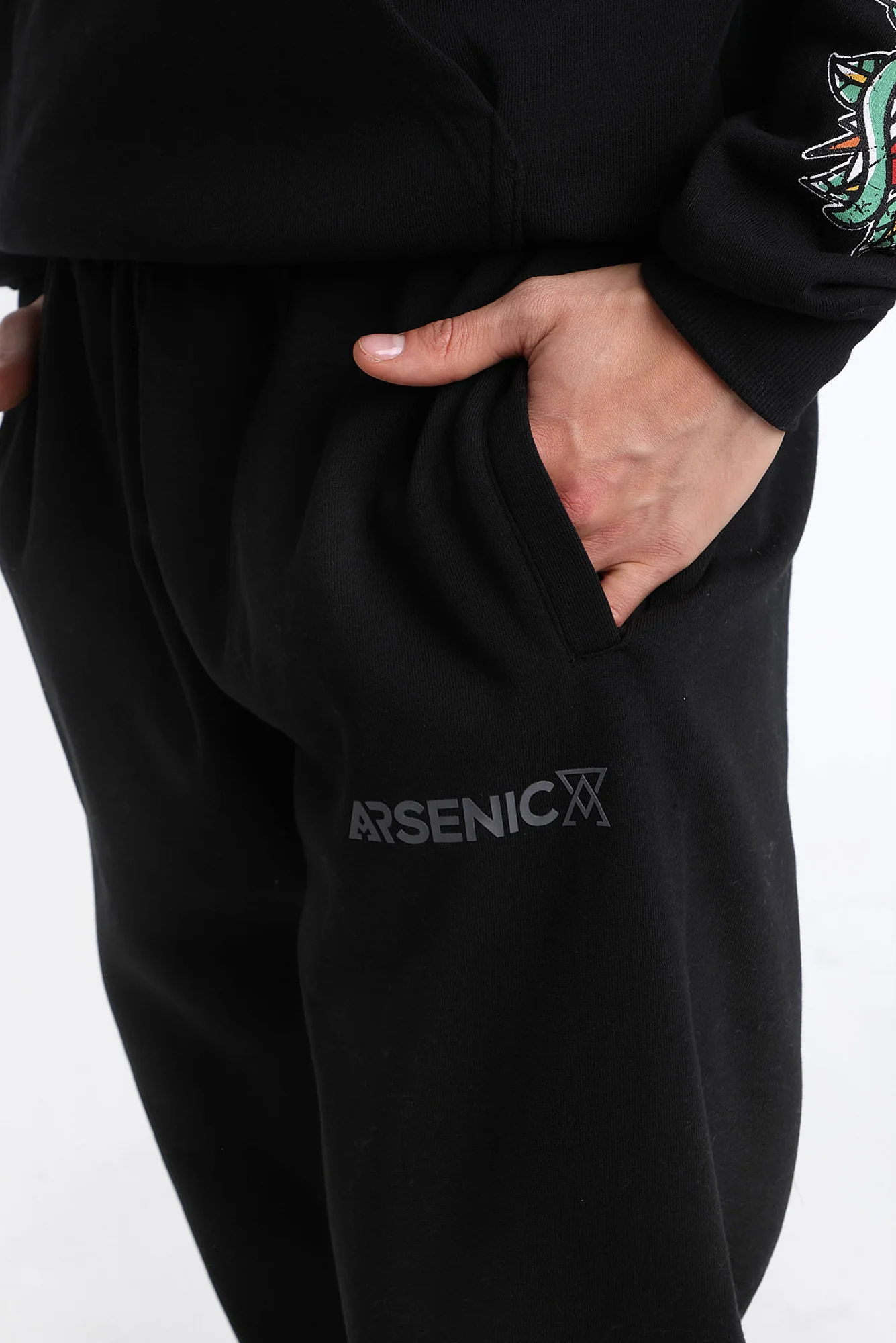 Jogger en molleton imprimé logo HD Arsenic - Image 5