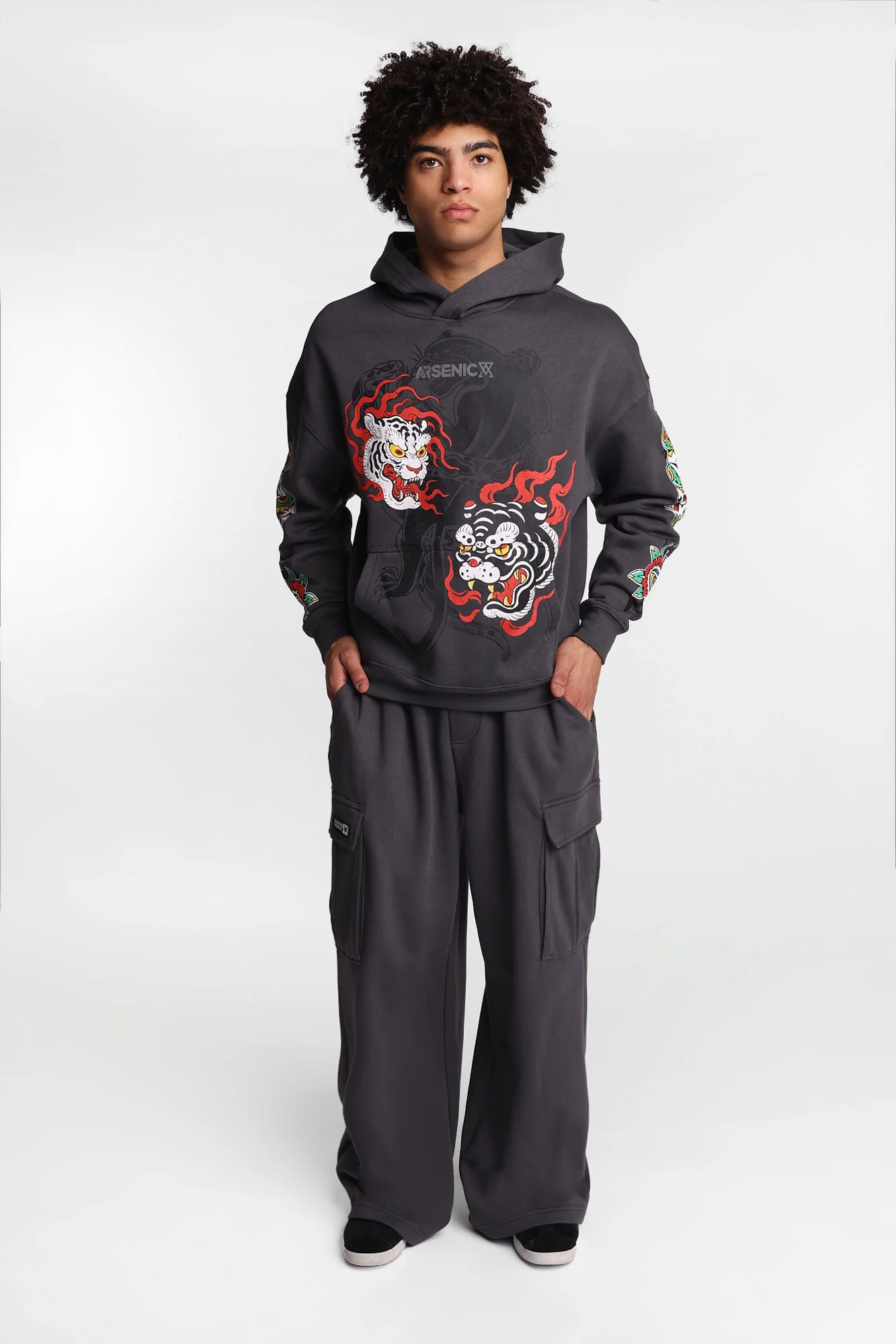 Pantalon de survêtement cargo super ample à jambe droite Zoo York - Image 10