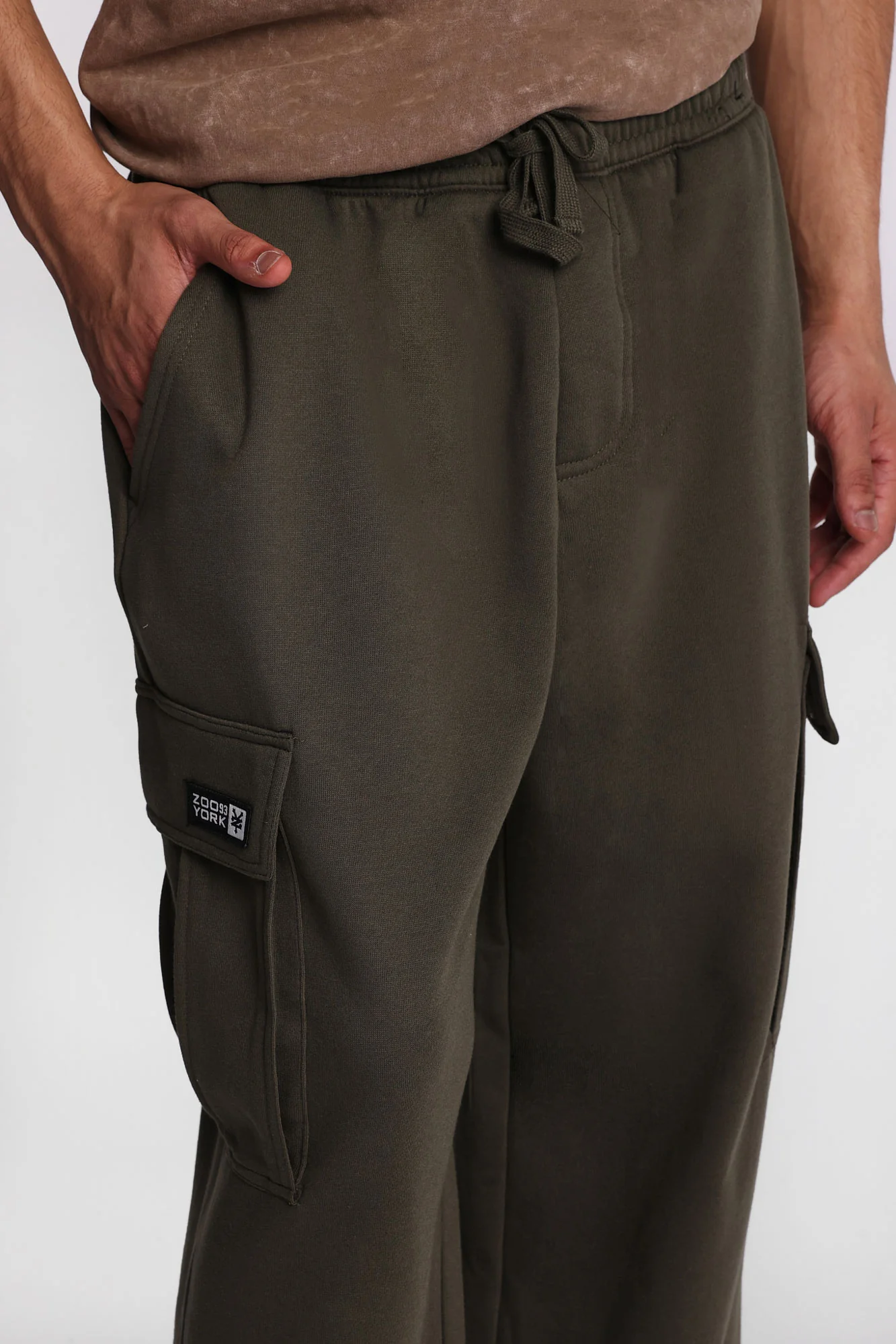 Pantalon de survêtement cargo super ample à jambe droite Zoo York - Image 11