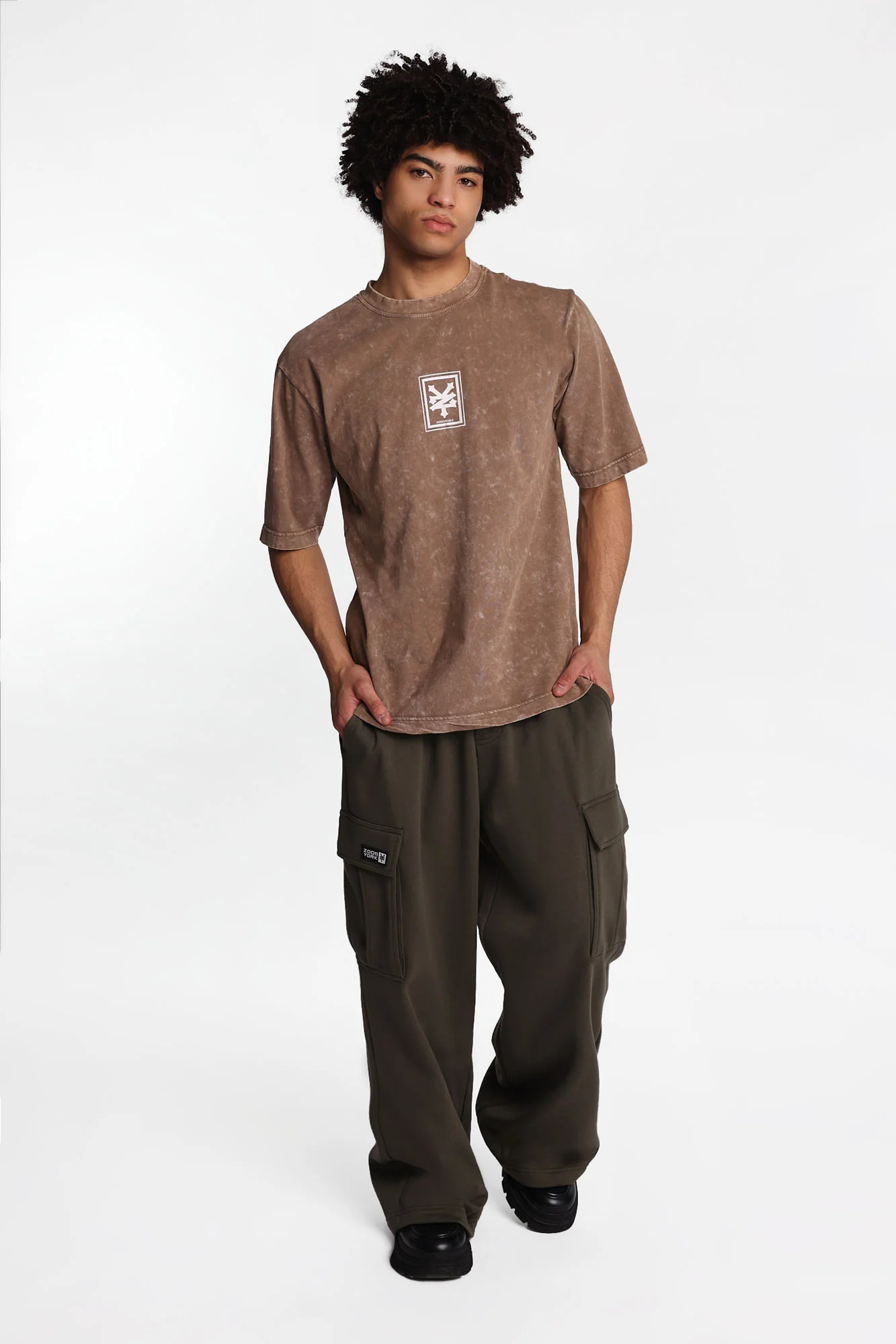 Pantalon de survêtement cargo super ample à jambe droite Zoo York - Image 13