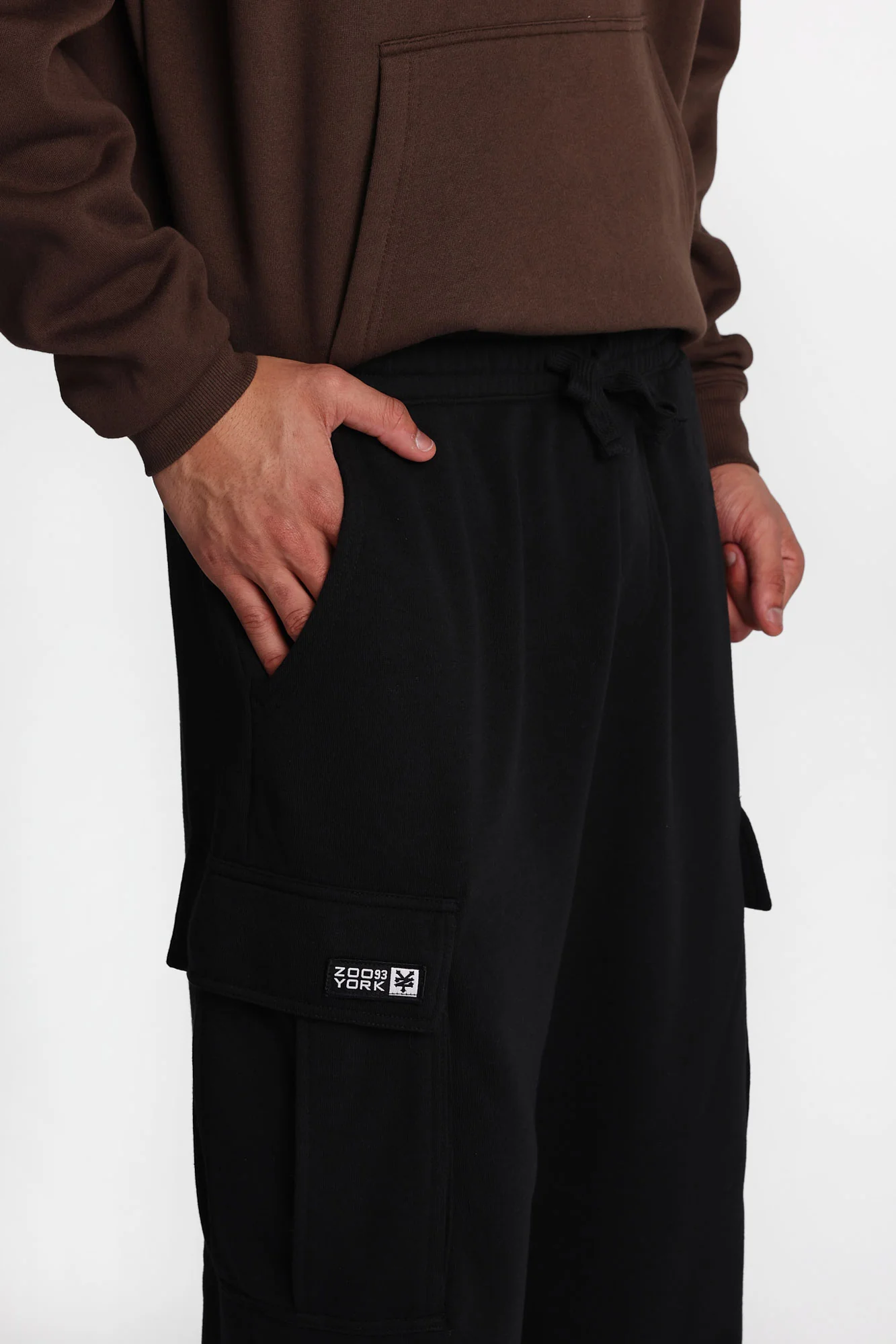 Pantalon de survêtement cargo super ample à jambe droite Zoo York - Image 3