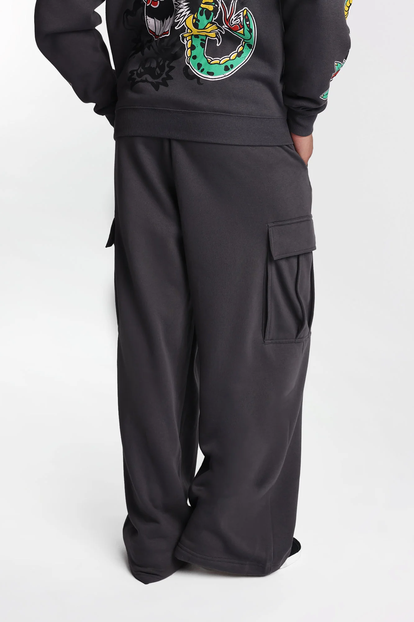 Pantalon de survêtement cargo super ample à jambe droite Zoo York - Image 9