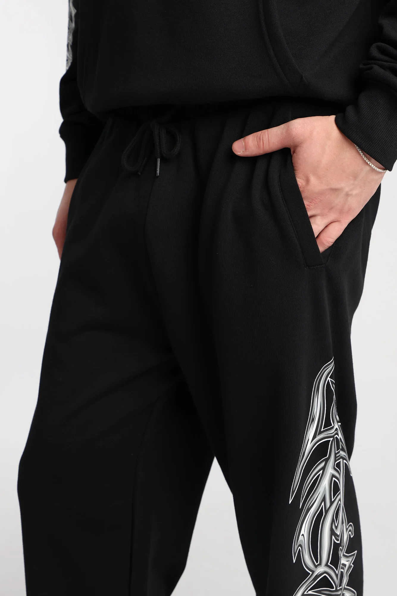 Arsenic Graphic Straight Leg Sweatpants - Image 2