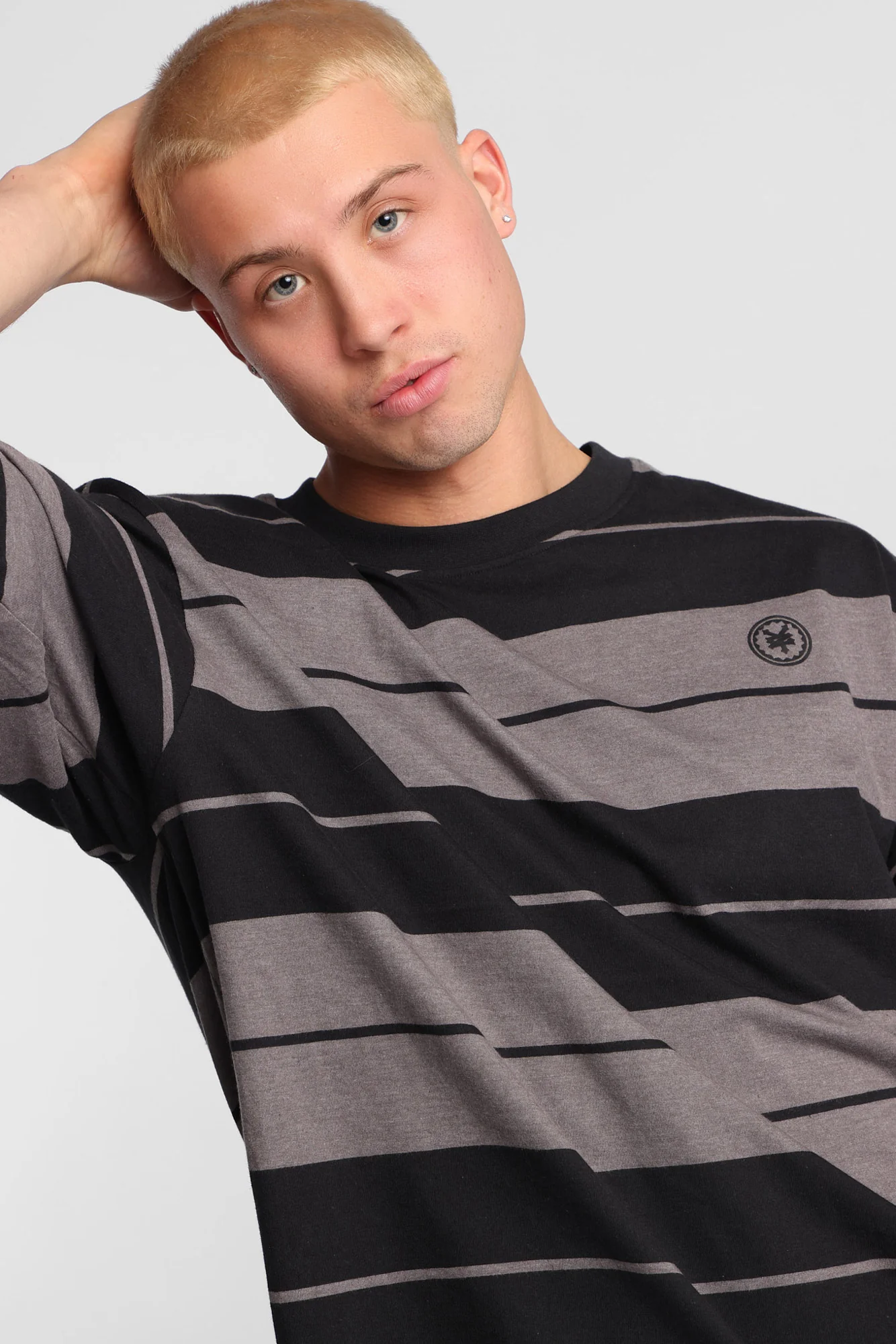 Zoo York Striped Oversized Tee - Image 2