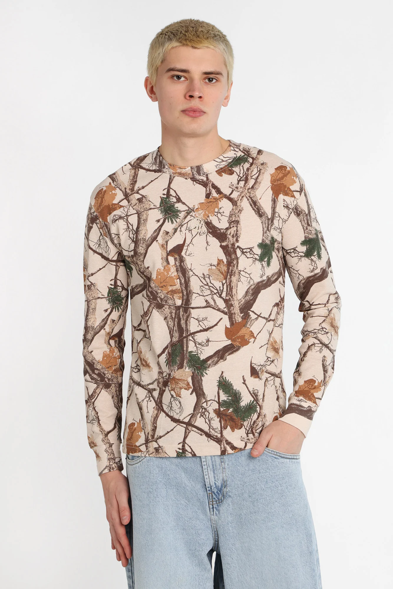 Zoo York Thermal Waffle Knit Long Sleeve Top - Image 10