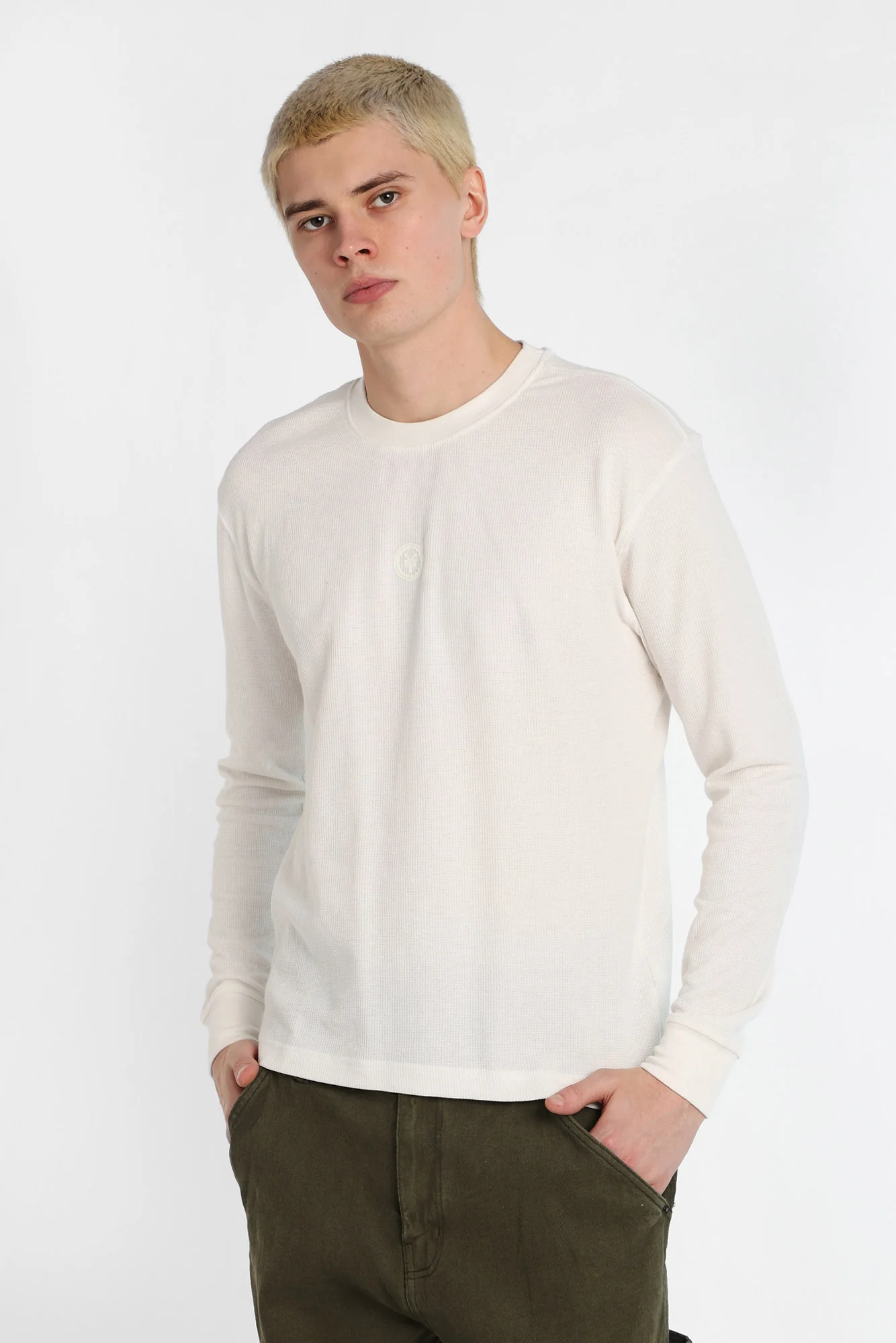 Zoo York Thermal Waffle Knit Long Sleeve Top - Image 6