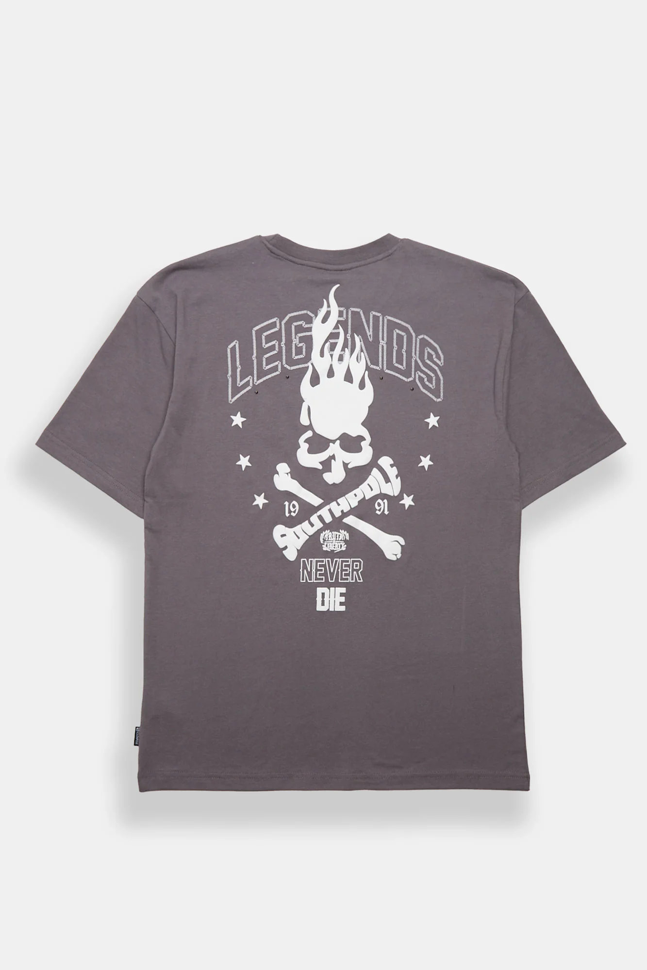 T-shirt imprimé crânes et os Southpole - Image 3