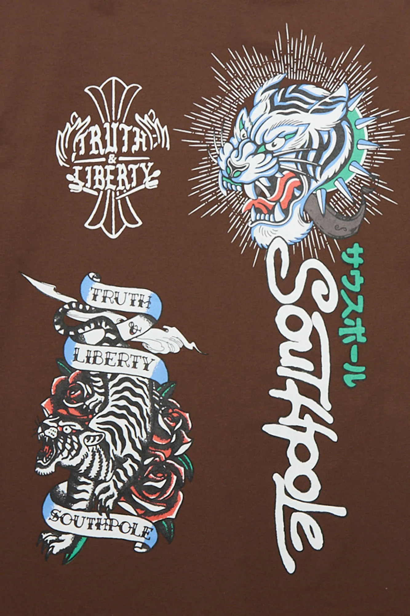 Southpole Tattoo Tiger Graphic Tee - Image 2