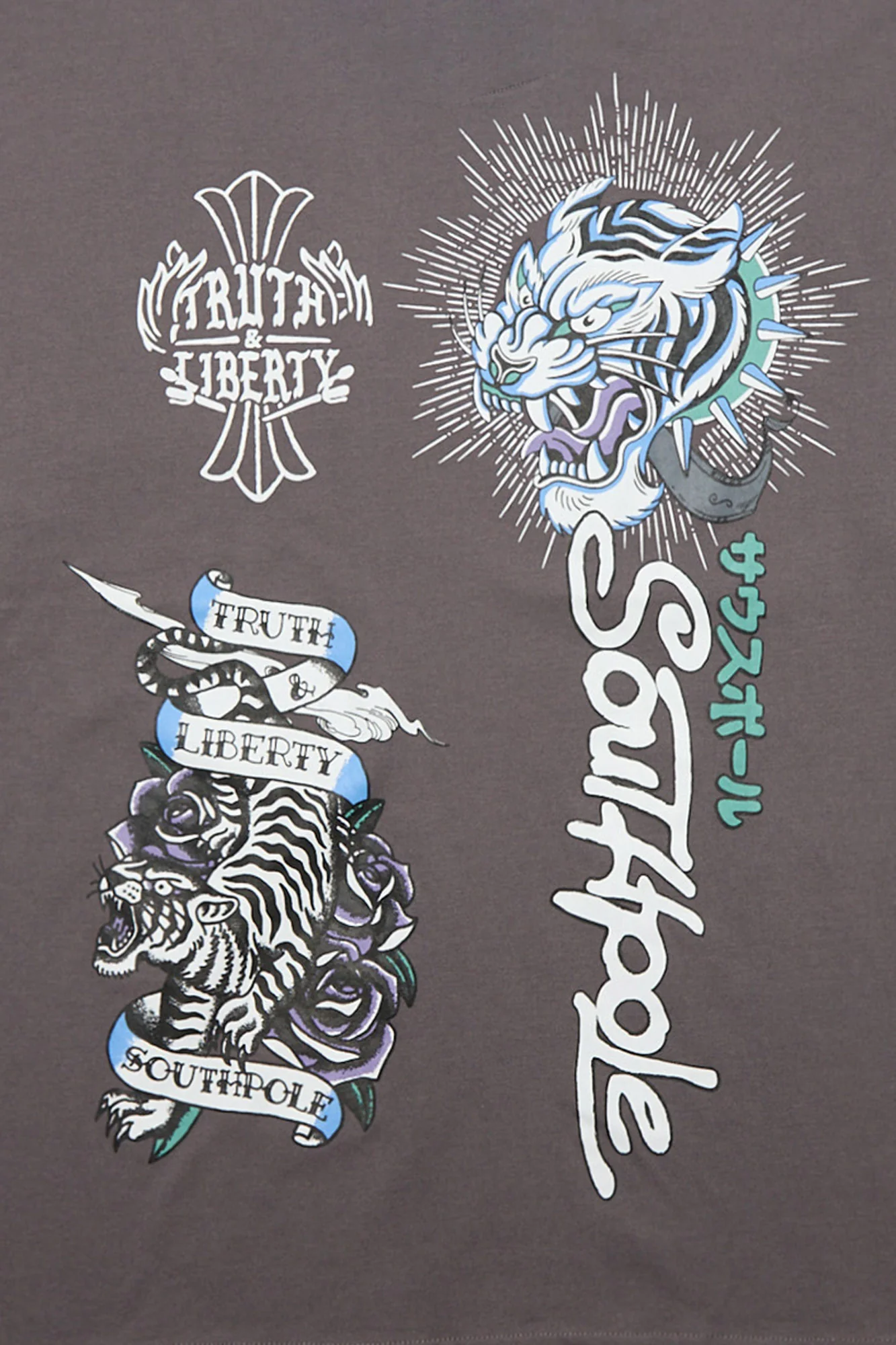 Southpole Tattoo Tiger Graphic Tee - Image 4