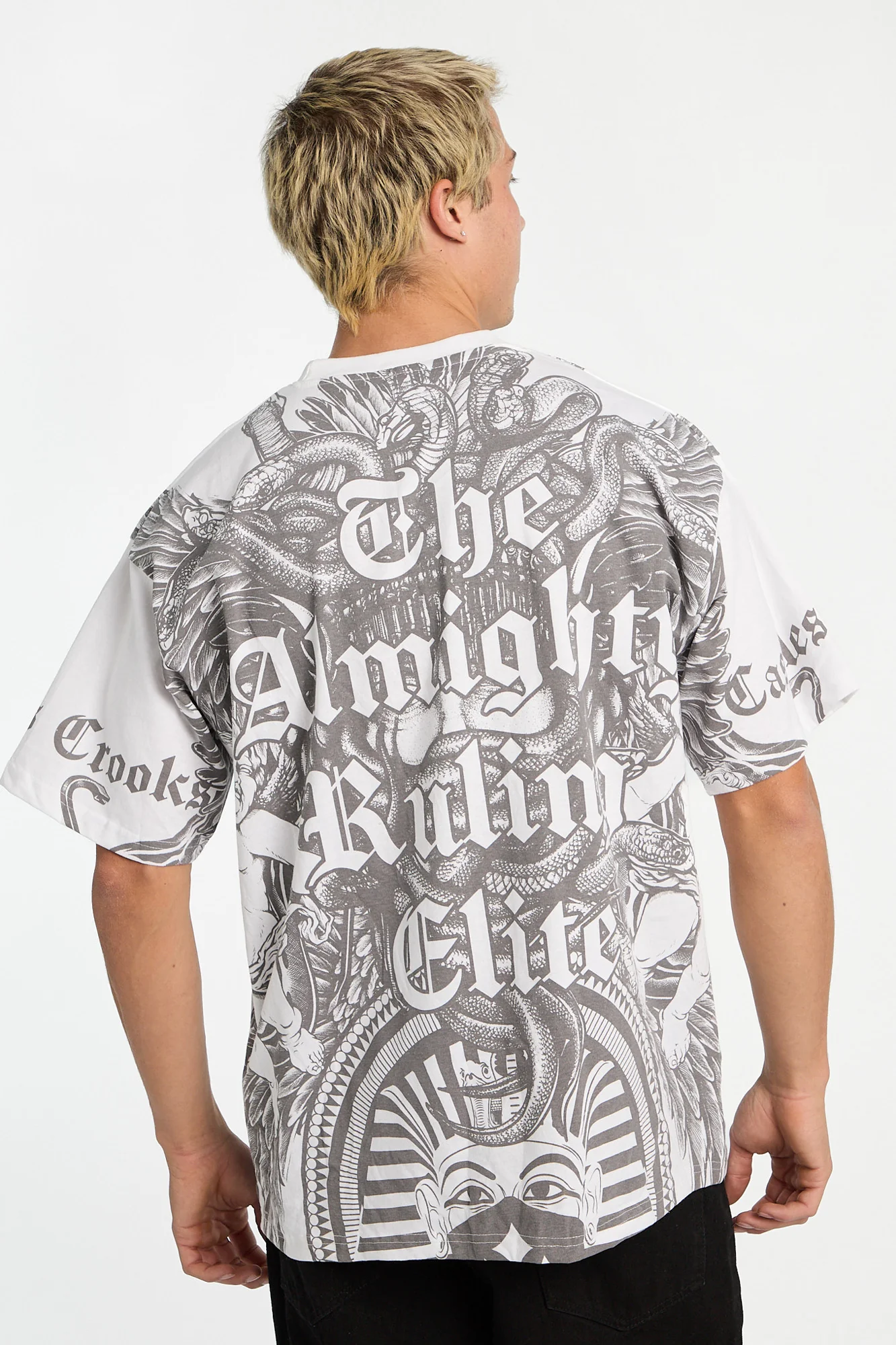 T-shirt imprimé Crooks & Castles The Almighty Elite homme - Image 3