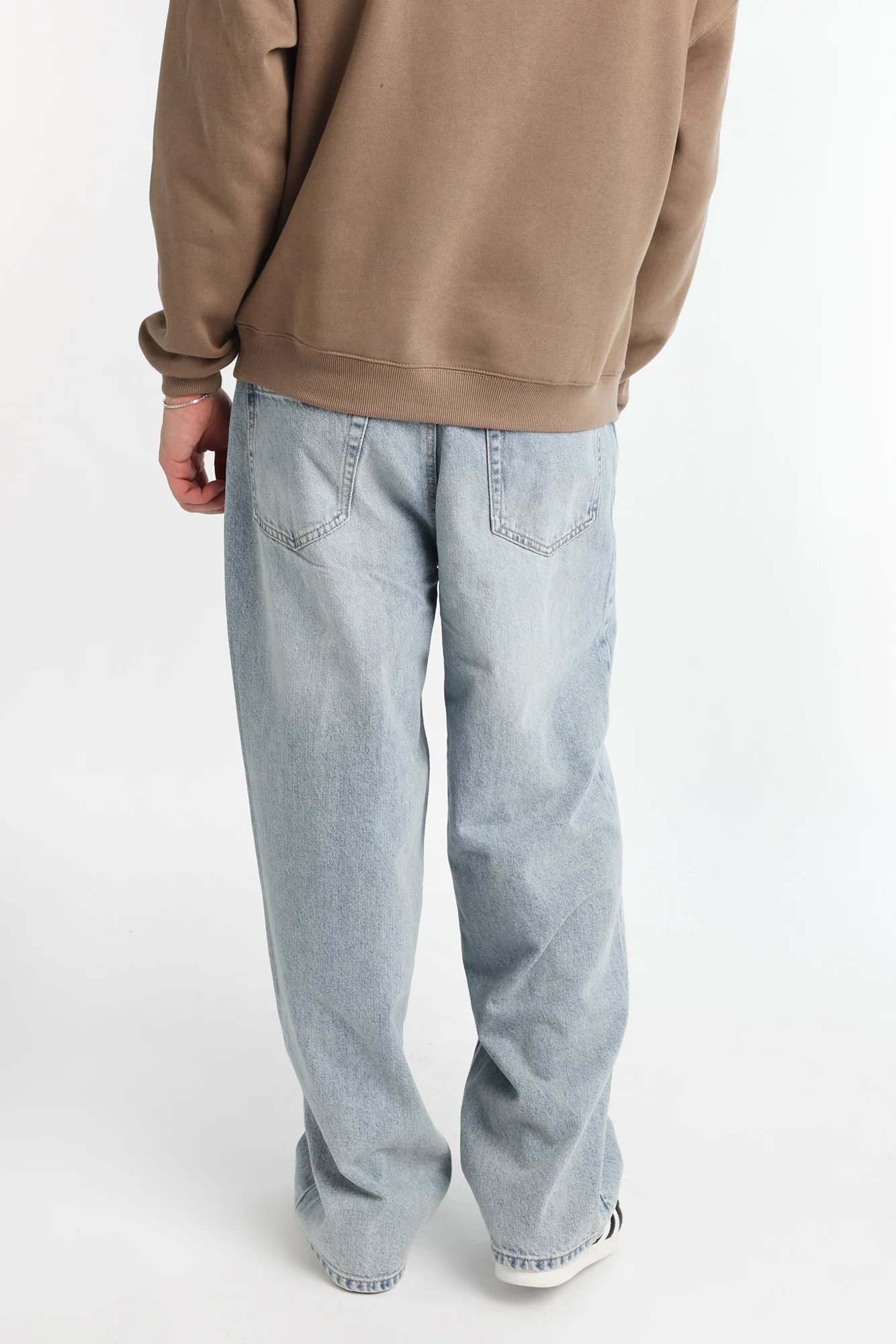 Jean ample délavé clair homme - Image 3