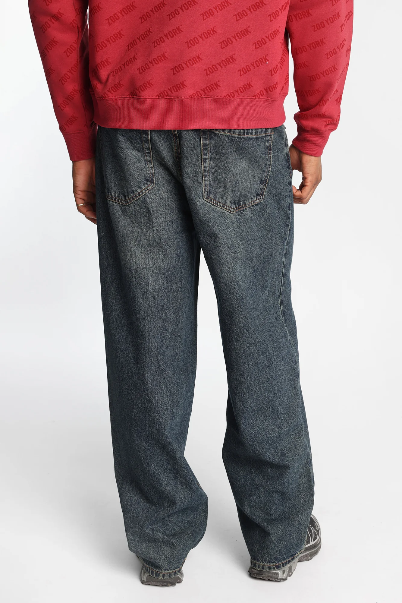 Baggy Dark Stonewash Jeans - Image 3