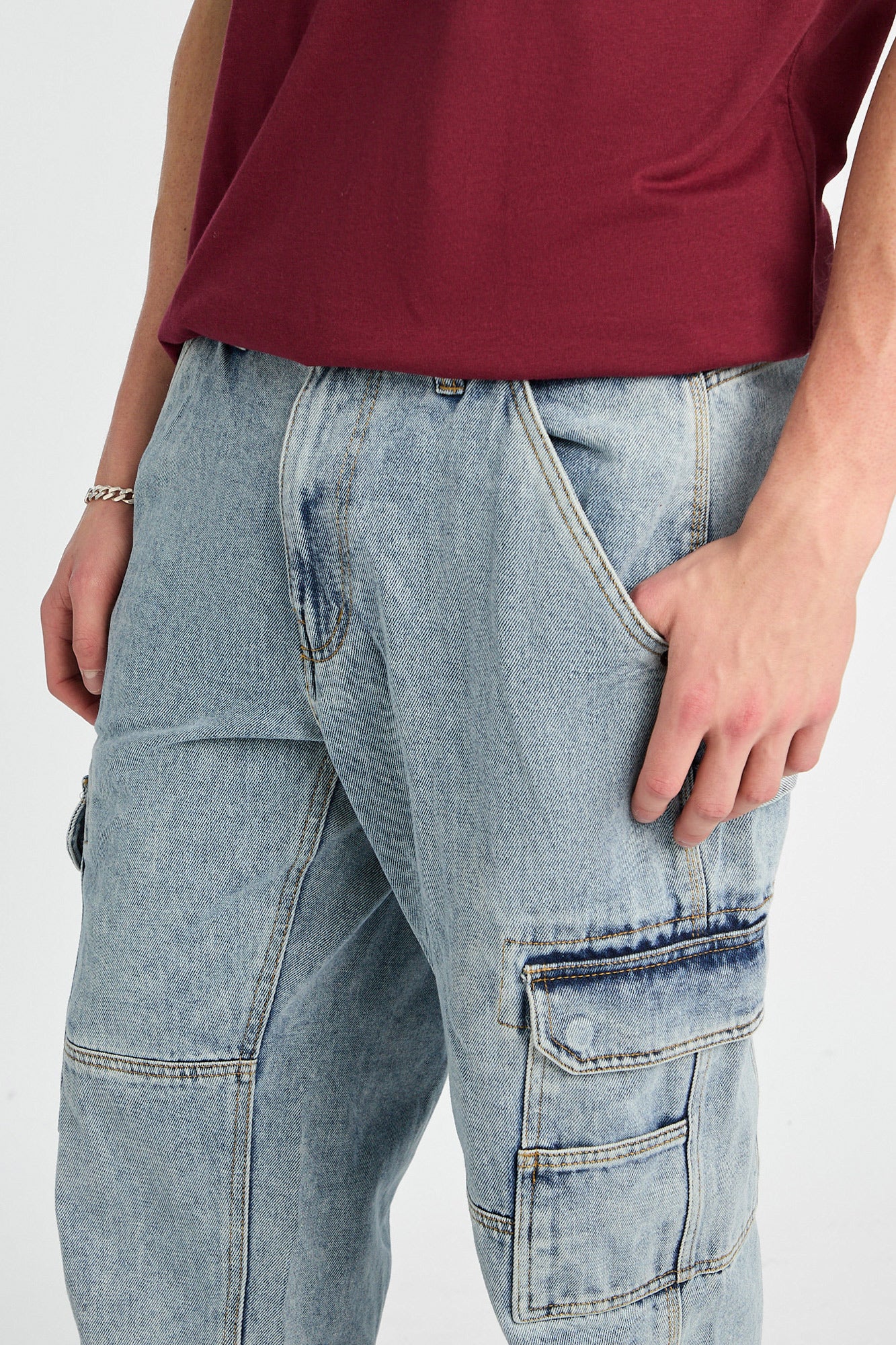 Carpenter Style LSW Cargo Jeans - Image 2