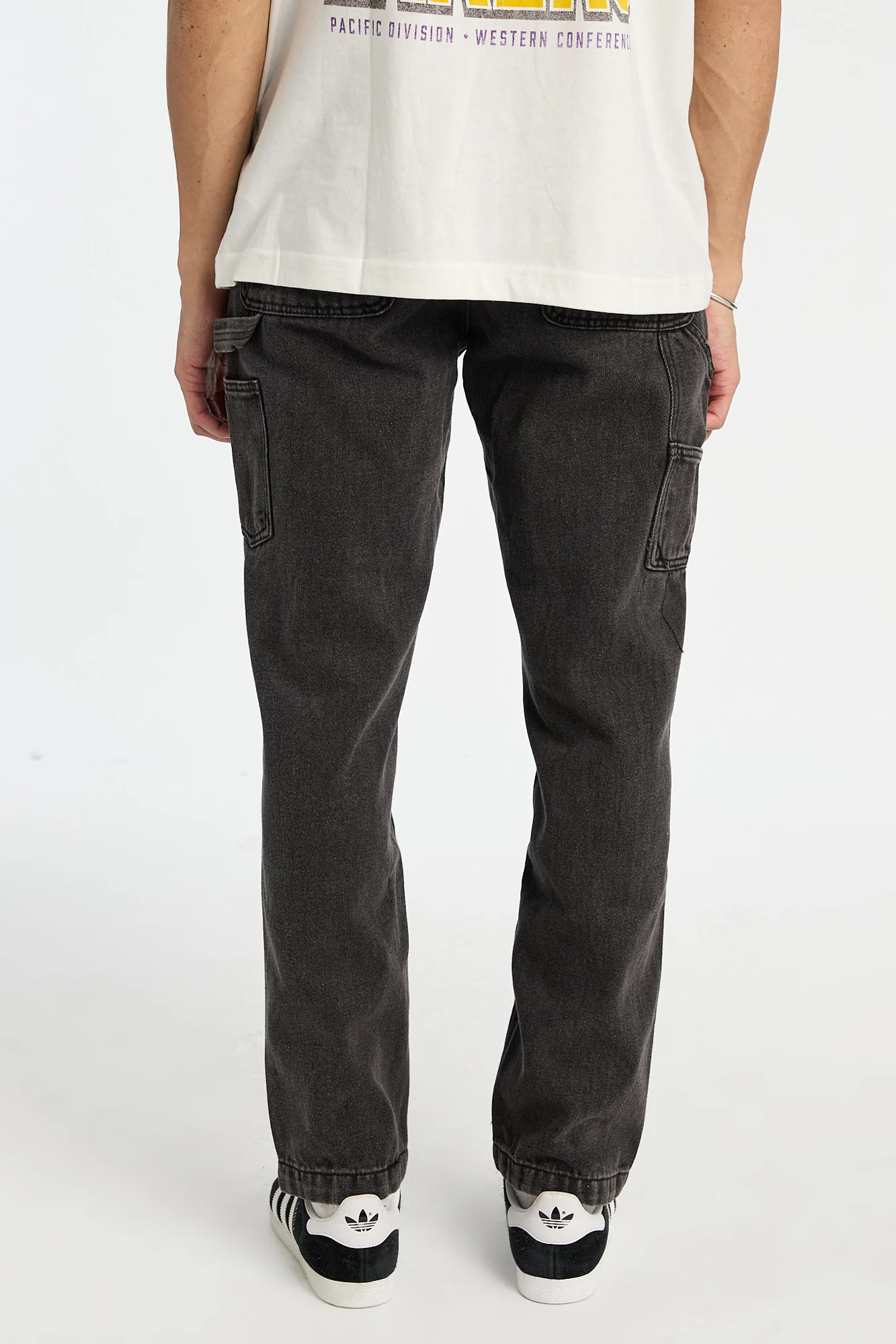 Washed Black Carpenter Jeans - Image 3