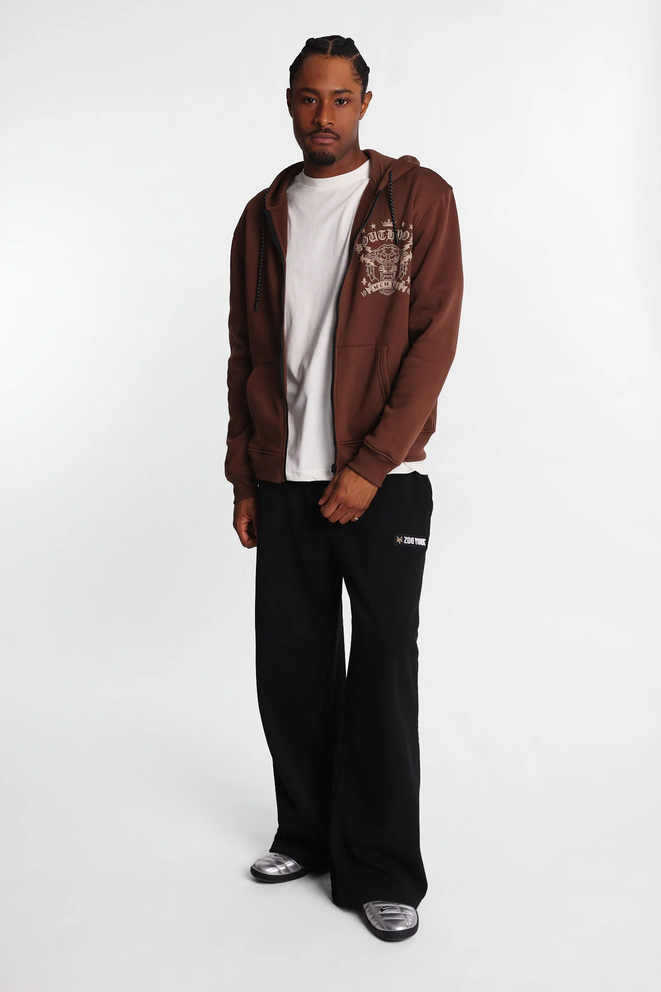 Southpole Gothic Tiger Zip-Up Hoodie - Image 10