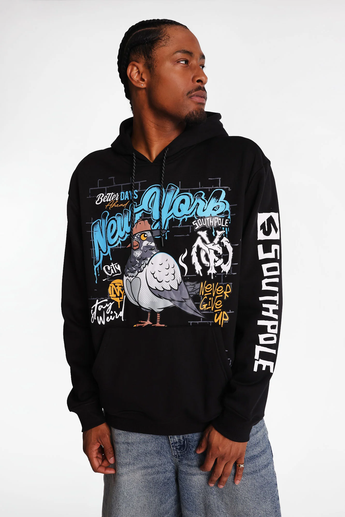 Southpole NYC Pigeon Graphic Hoodie