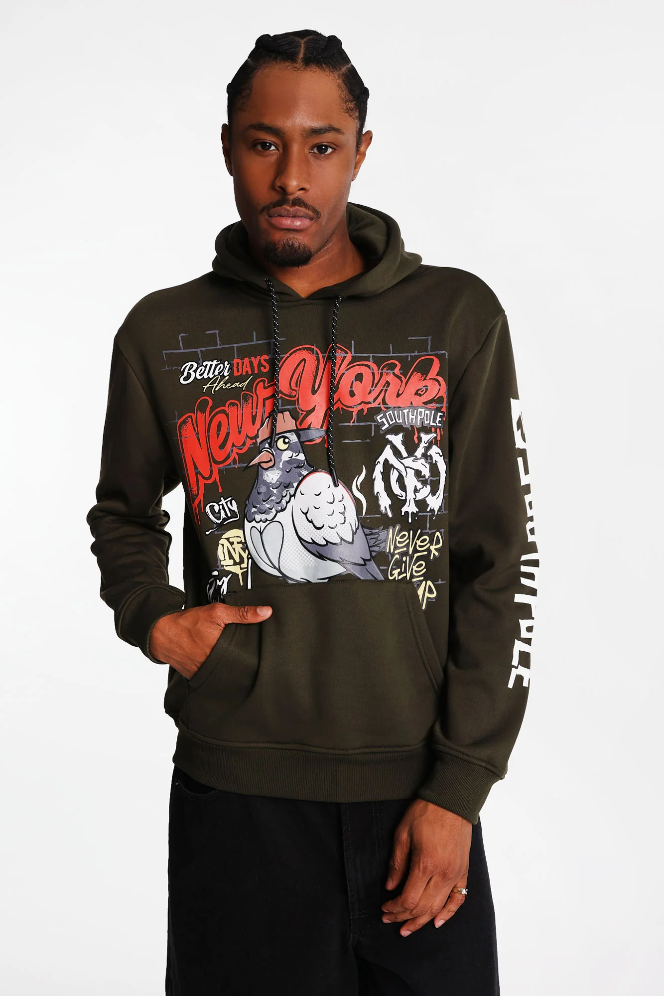 Southpole NYC Pigeon Graphic Hoodie - Image 6