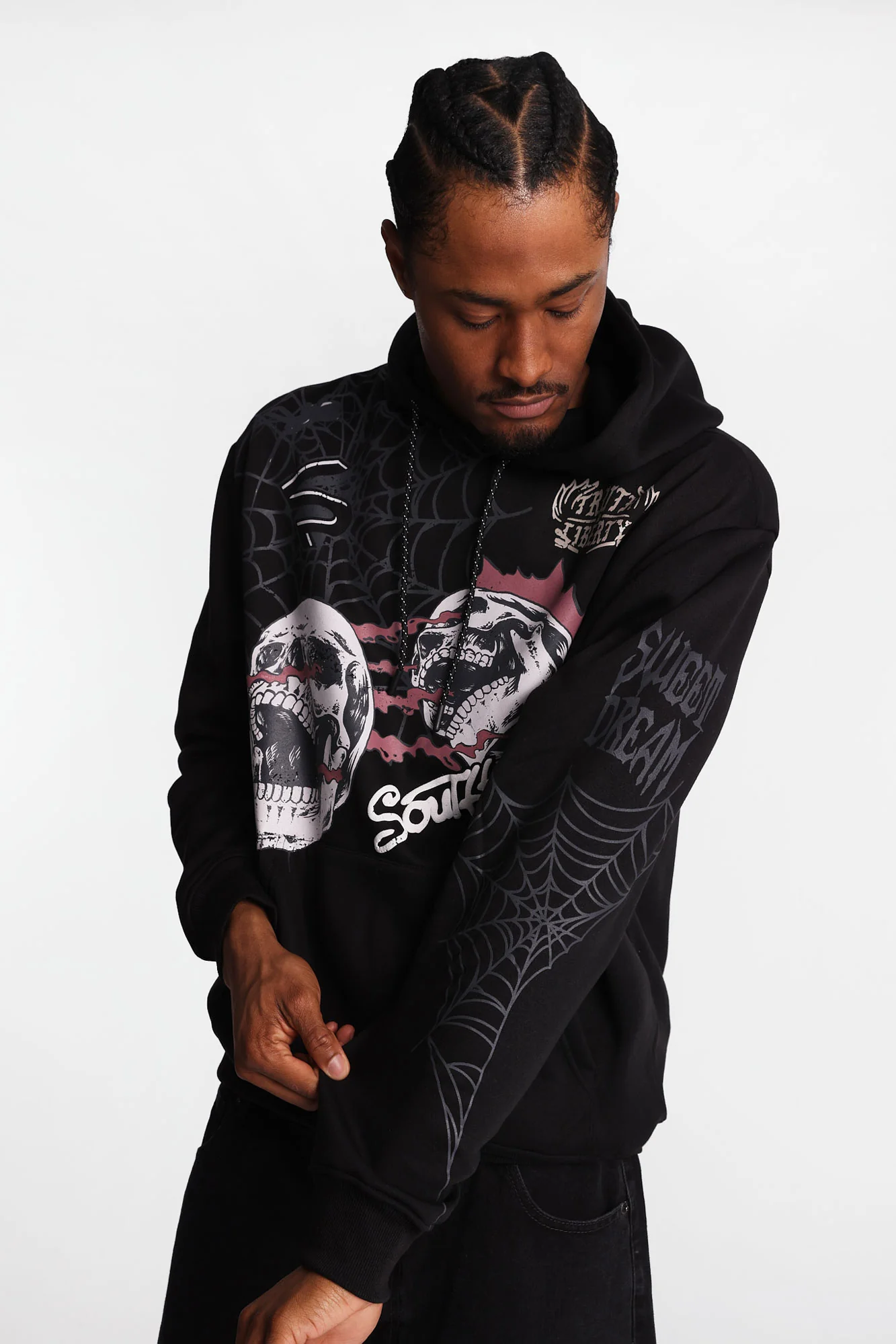 Southpole Spider Web Graphic Hoodie - Image 7