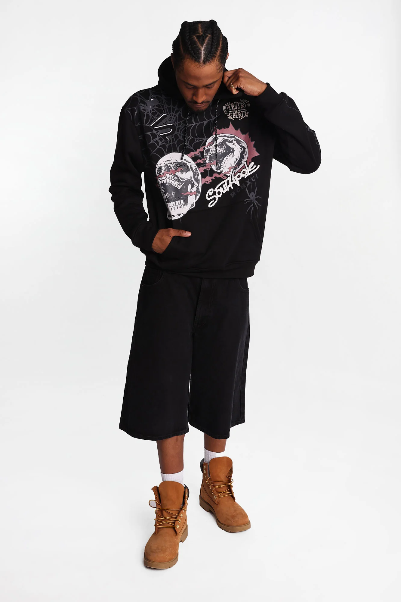 Southpole Spider Web Graphic Hoodie - Image 9