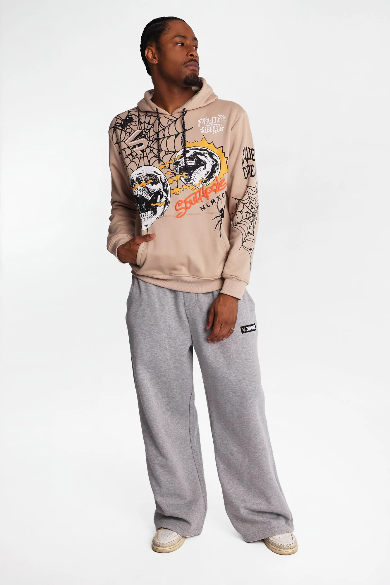 Southpole Spider Web Graphic Hoodie - Image 5