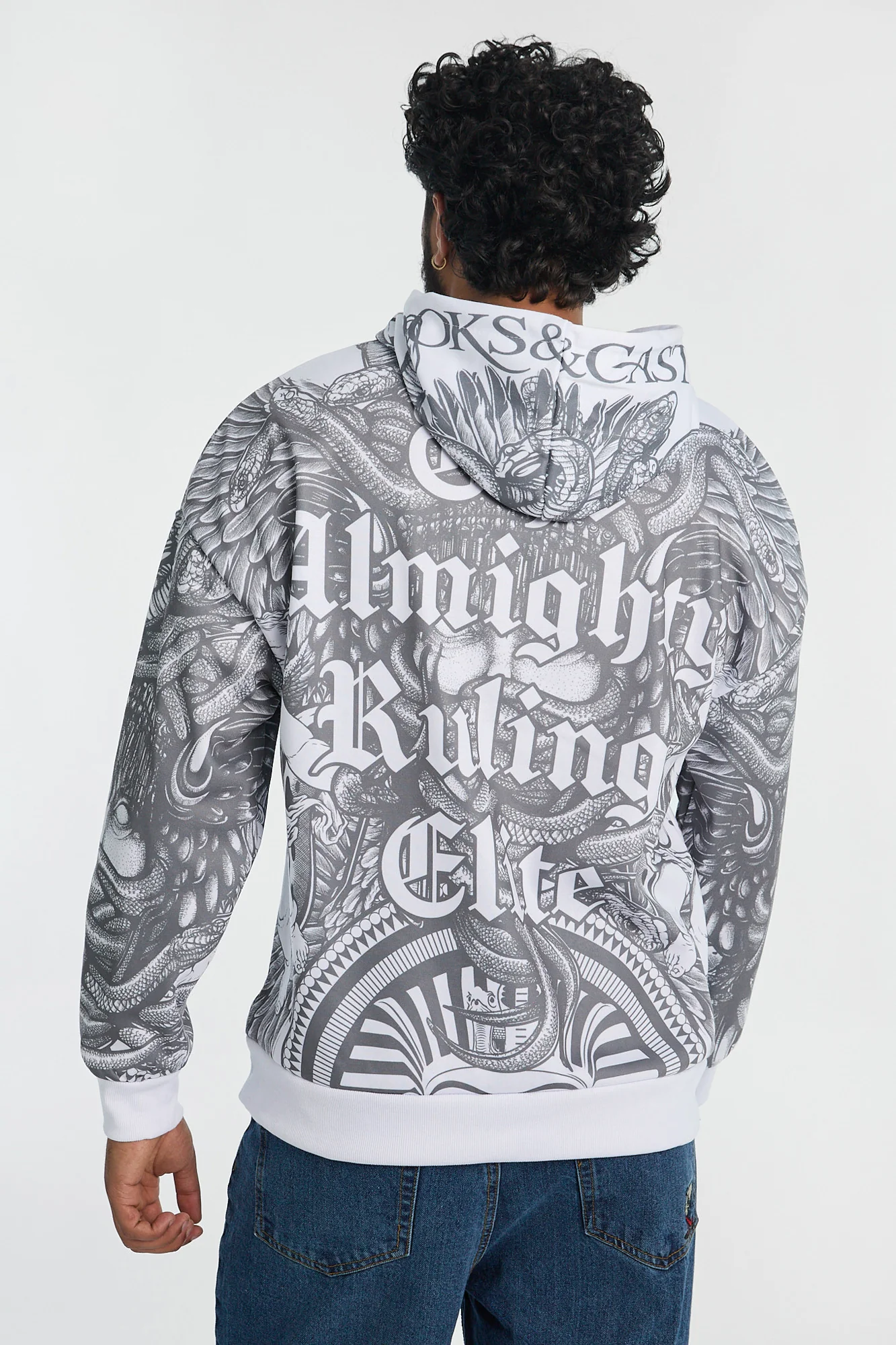 Mens Crooks & Castles Ruling Elite Hoodie - Image 3