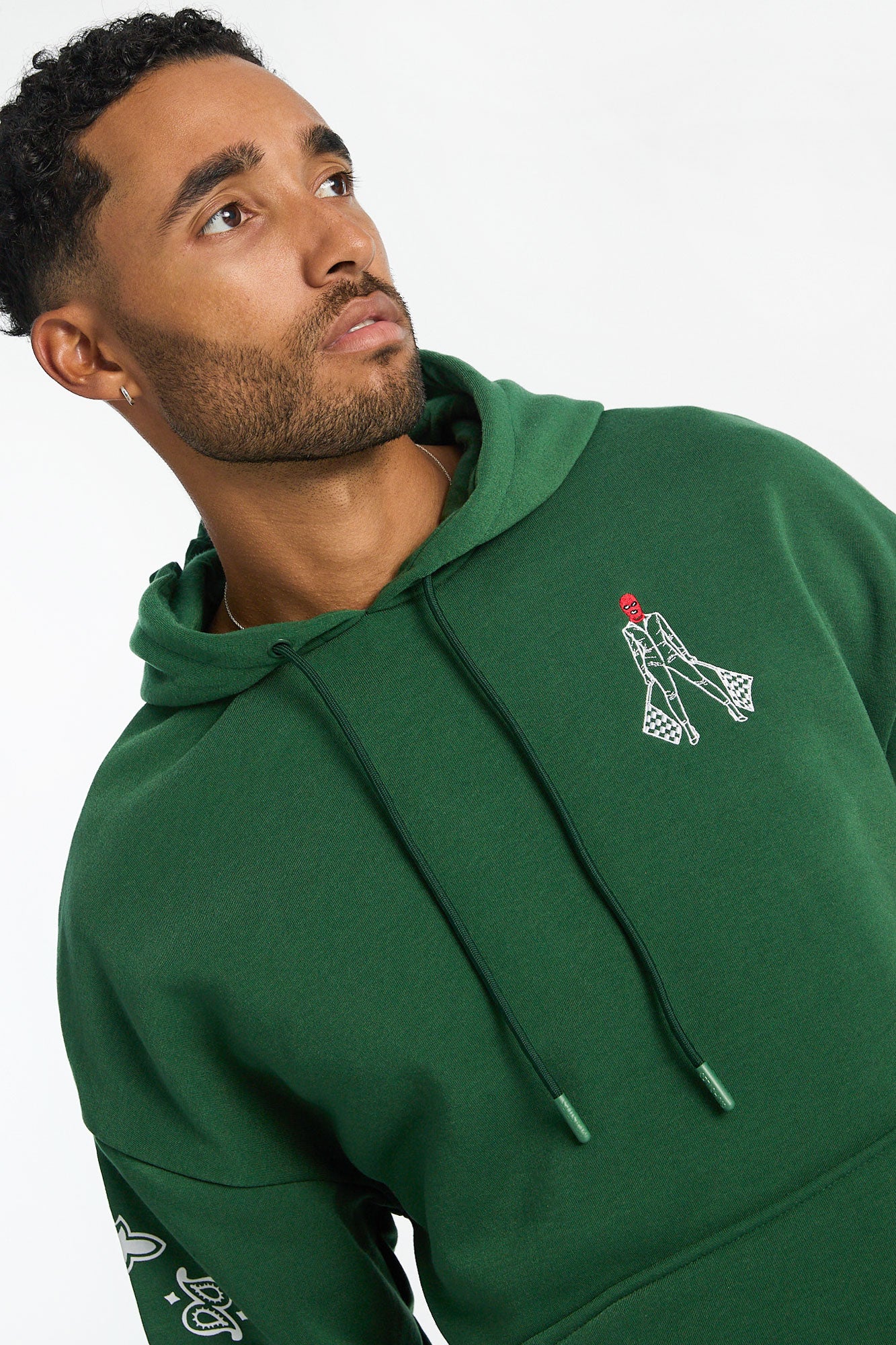 Haut à capuchon imprimé course Crooks & Castles homme - Image 3
