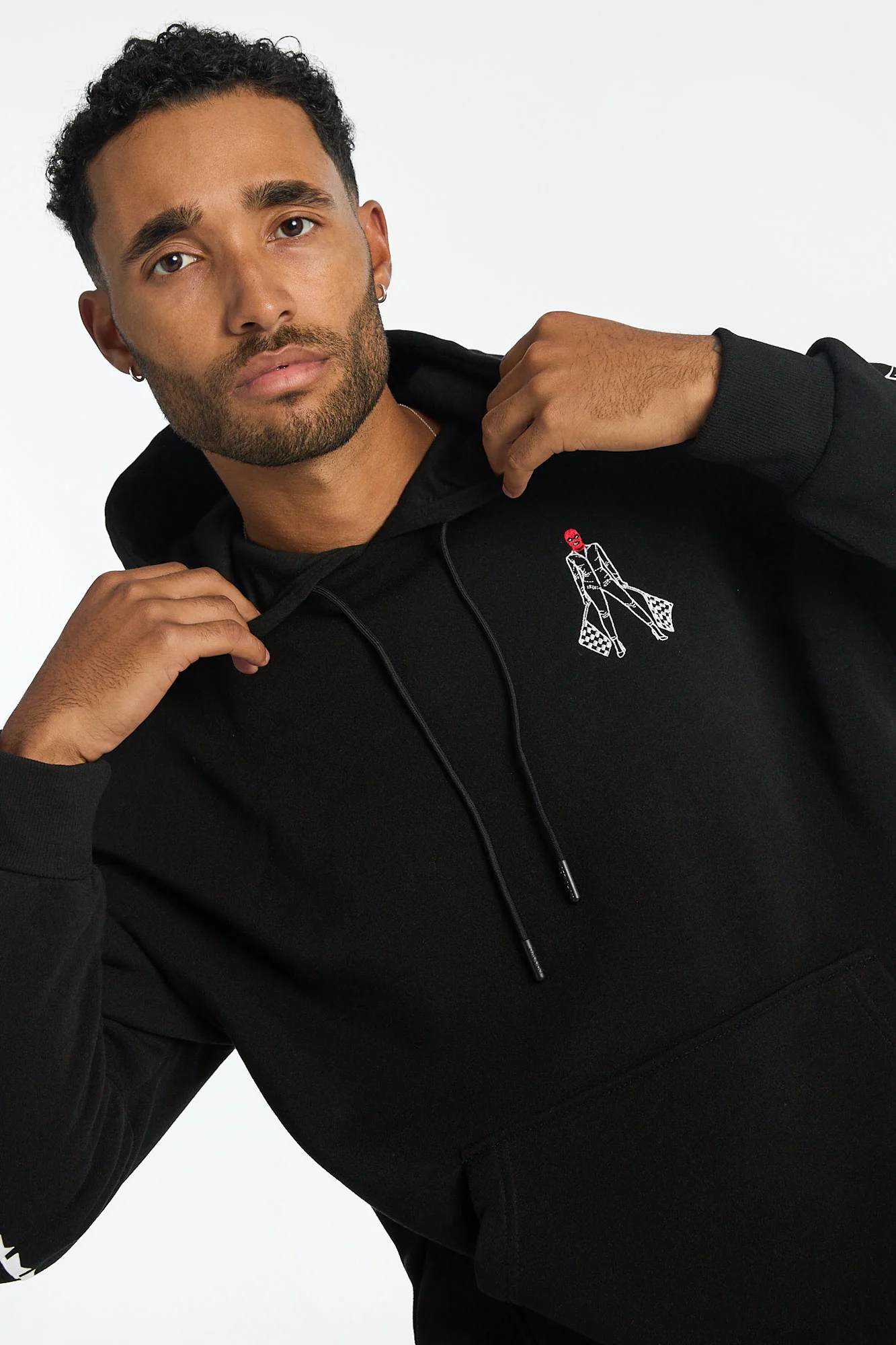 Haut à capuchon imprimé course Crooks & Castles homme - Image 7