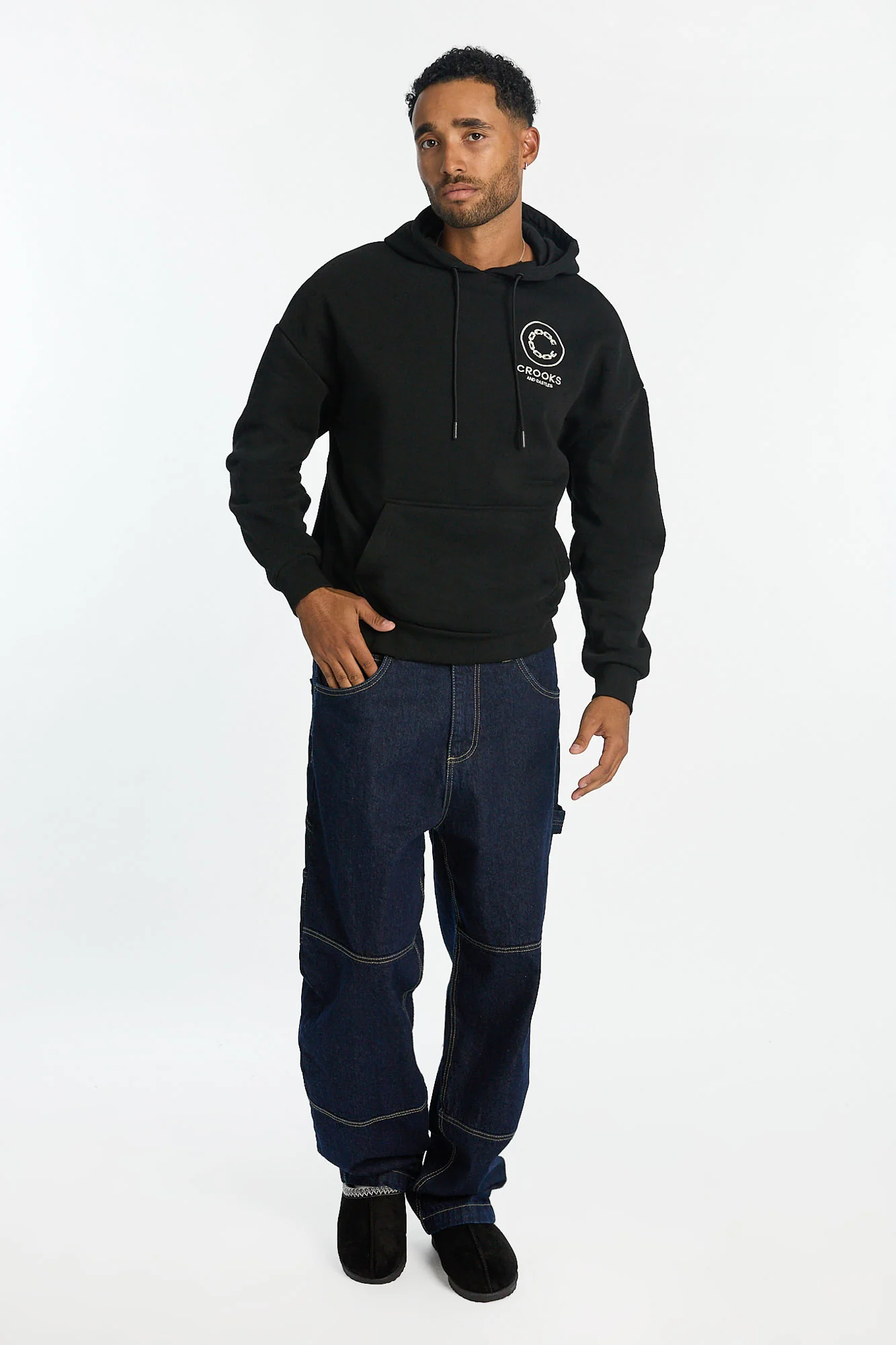 Haut à capuchon imprimé camouflage arbres Crooks & Castles homme - Image 5
