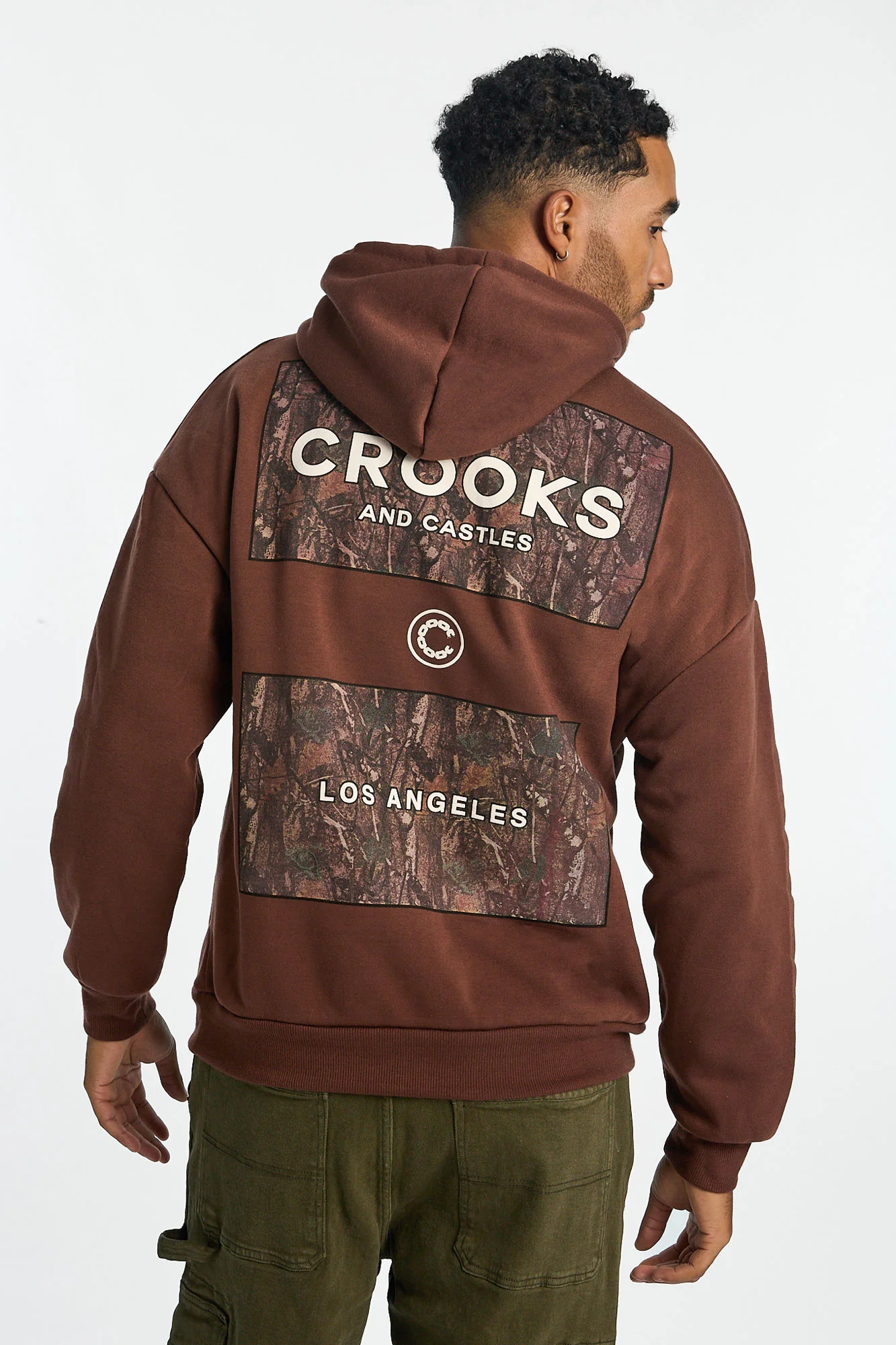 Mens Crooks & Castles Tree Camo Hoodie