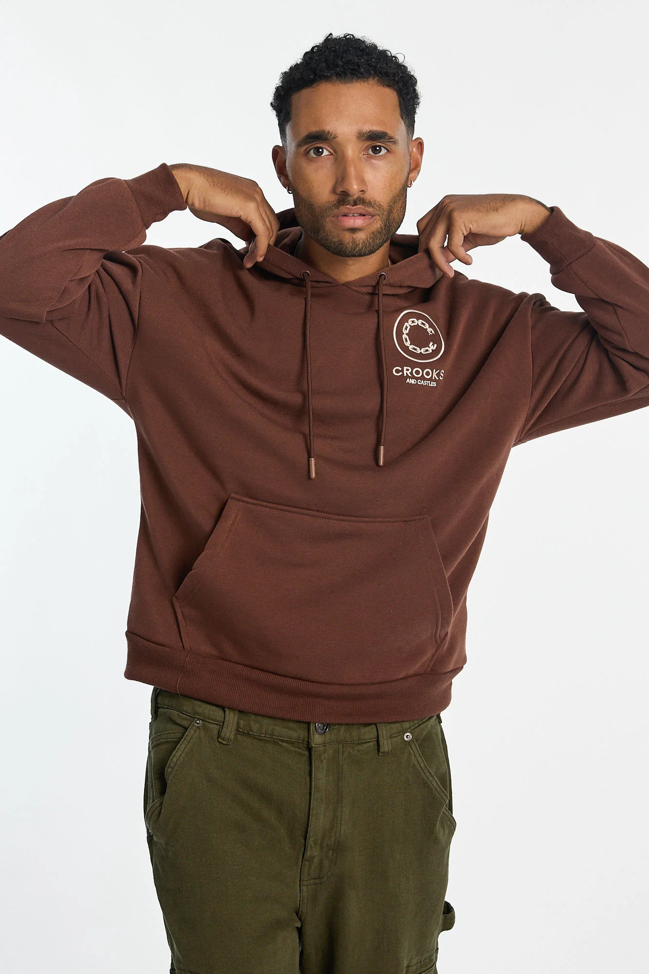 Mens Crooks & Castles Tree Camo Hoodie - Image 6