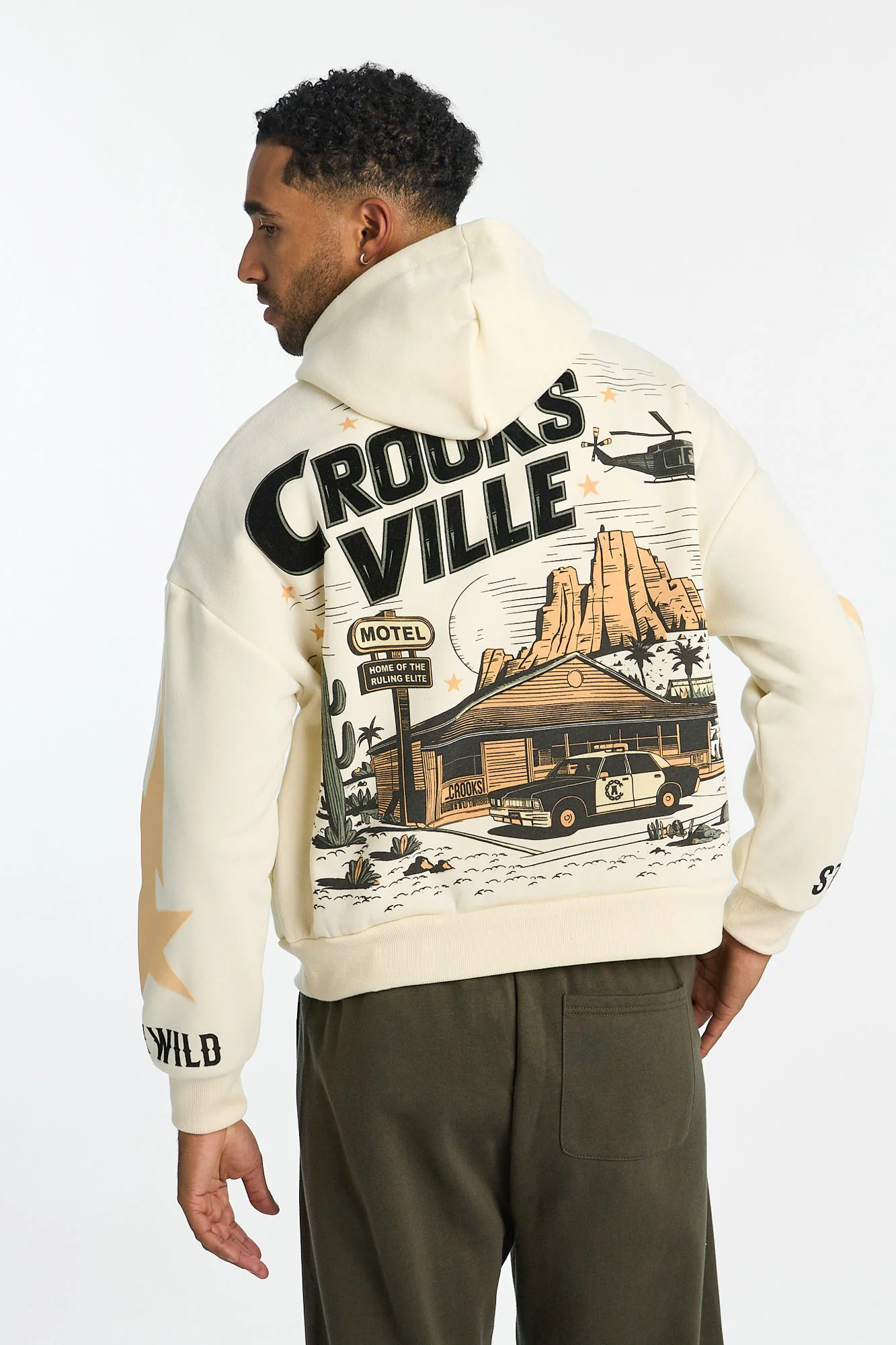 Mens Crooks & Castles Crooksville Hoodie - Image 3