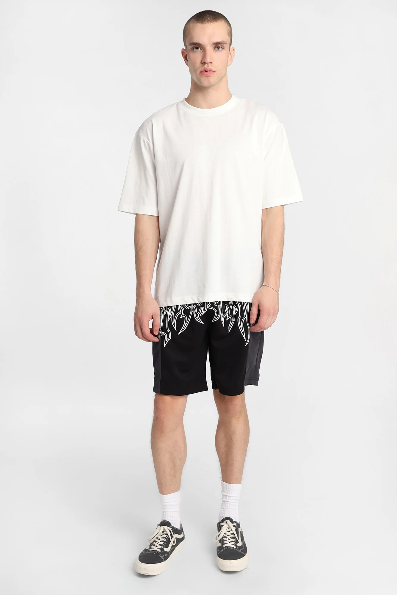 Arsenic Colour Block Mesh Shorts - Image 4
