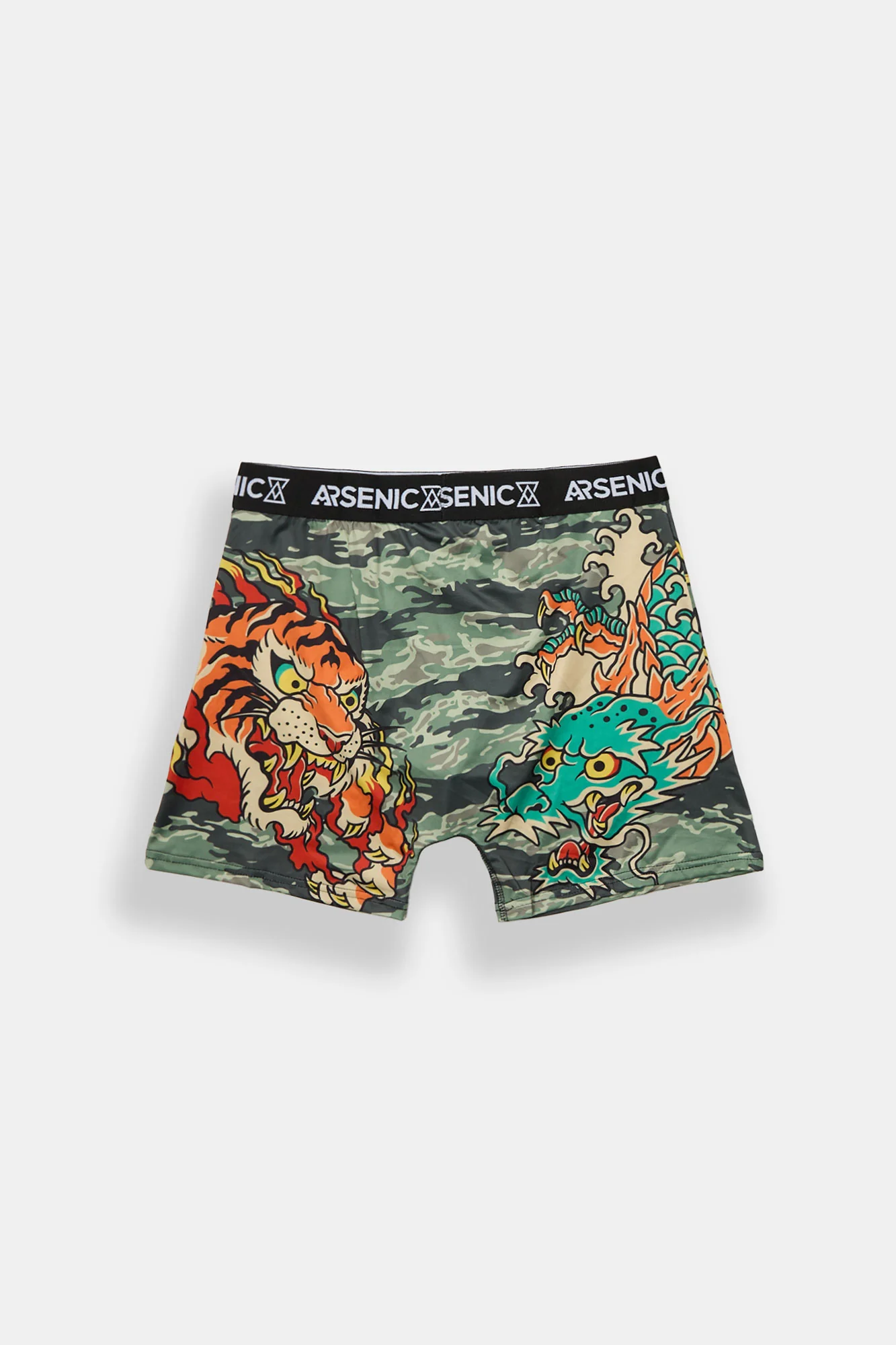 Arsenic Dragon & Tiger Camo Boxer Brief - Image 2